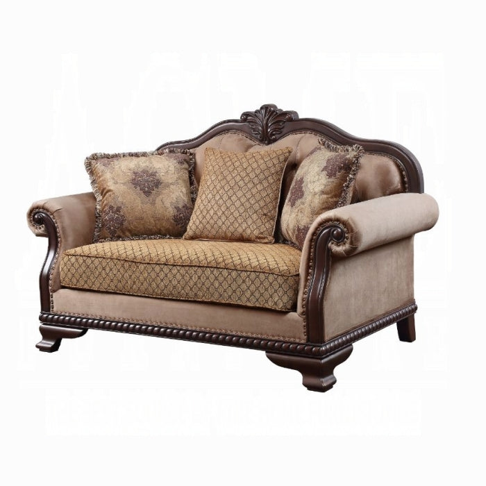 Chateau De Ville Loveseat With 3 Pillows - Luxury Home Furniture (MI)