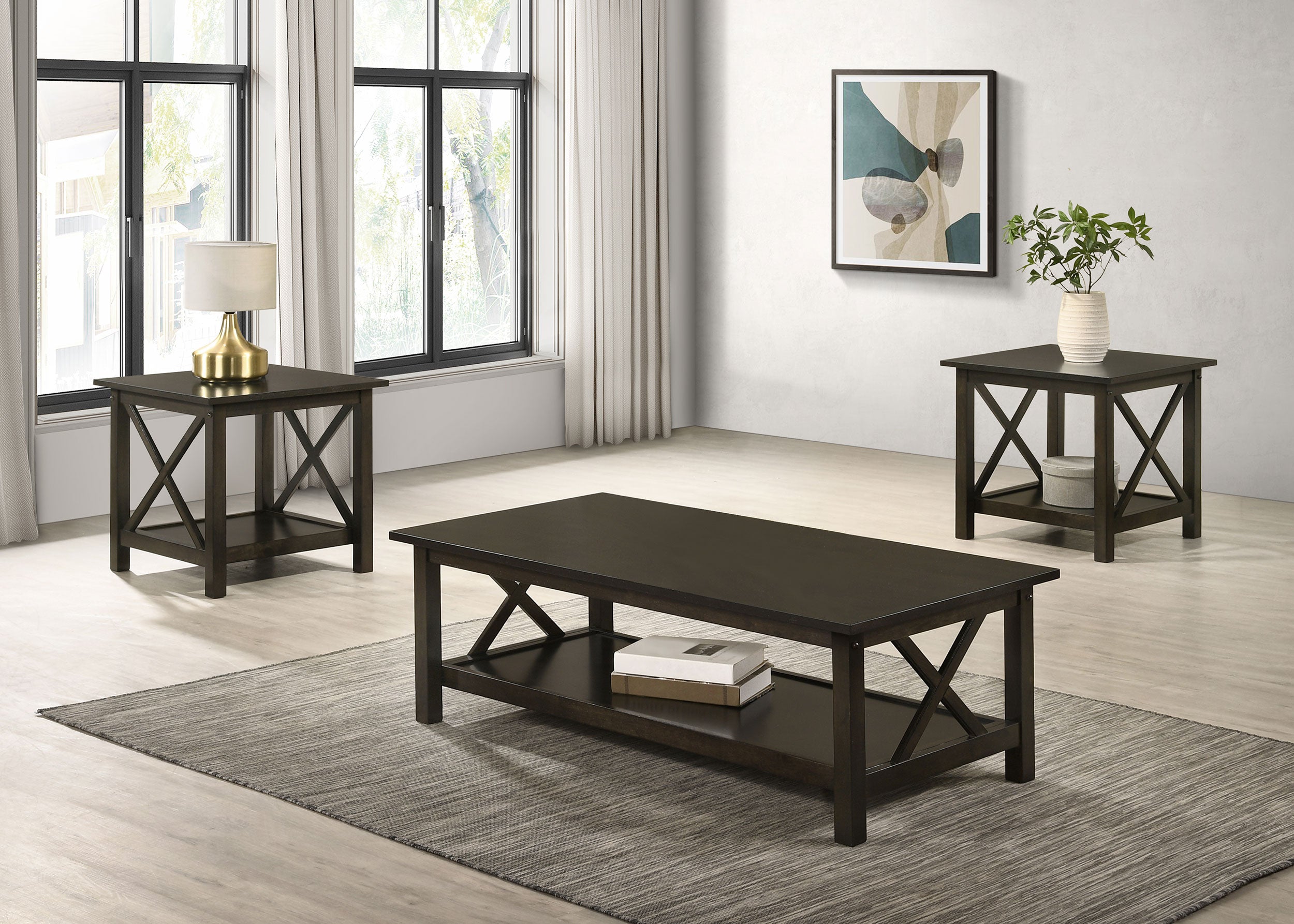 Rachelle Coffee Table Set - Luxury Home Furniture (MI)