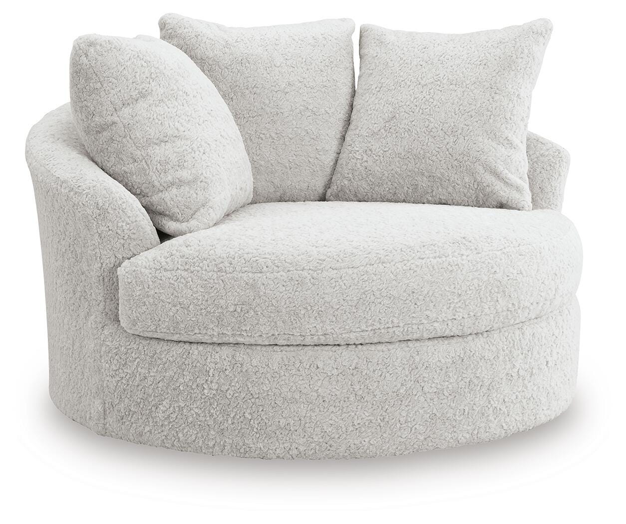 Cuddle Plush Oversized Swivel Accent Chair - Luxury Home Furniture (MI)