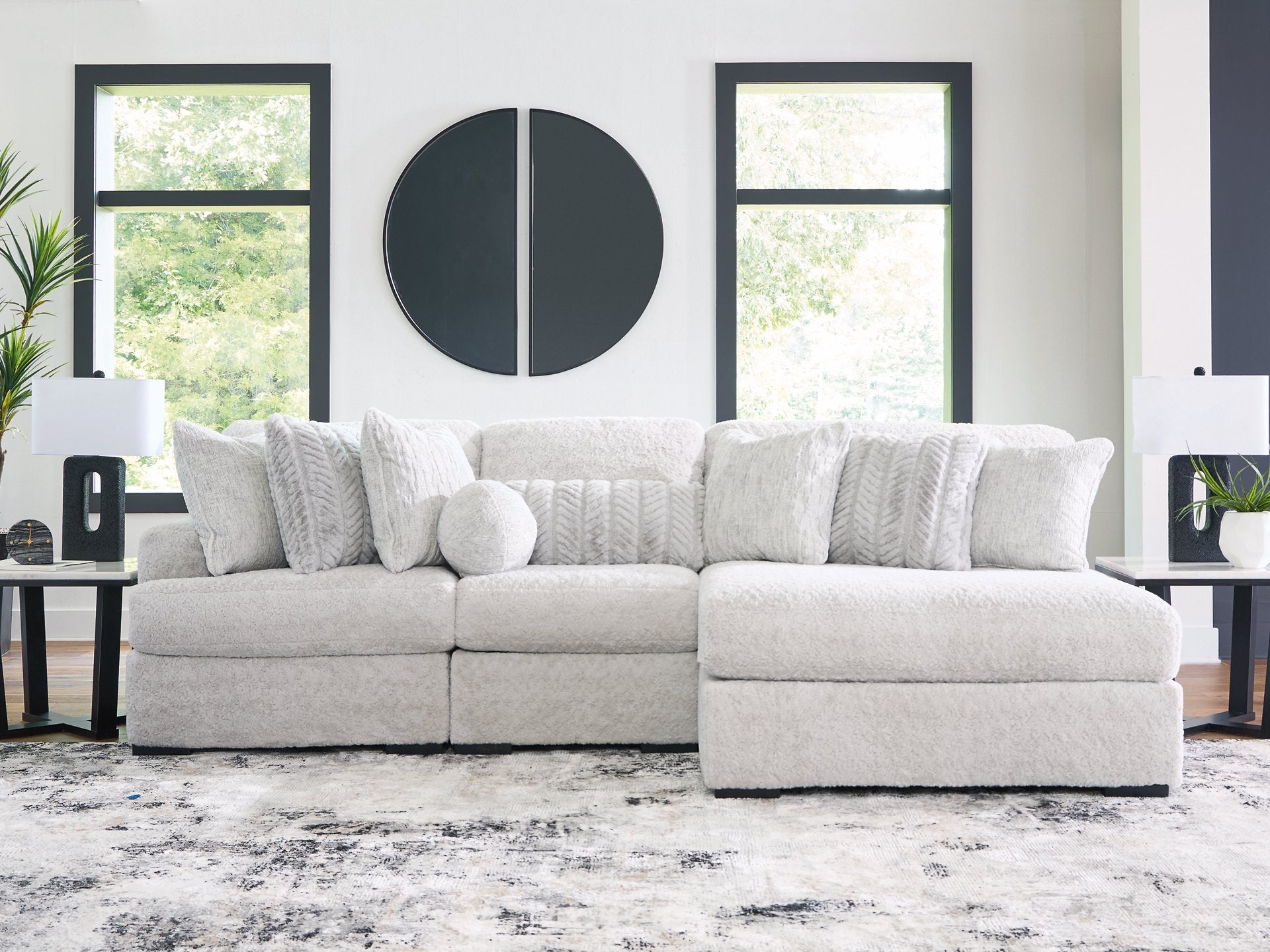 Cuddle Plush Sectional with Chaise - Luxury Home Furniture (MI)