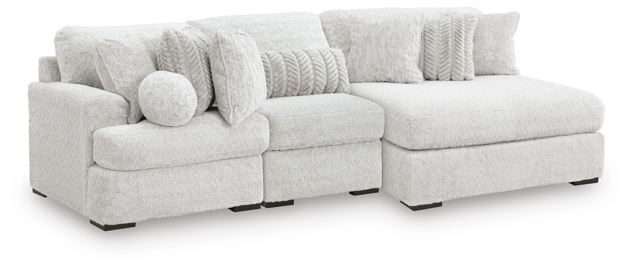 Cuddle Plush Sectional with Chaise - Luxury Home Furniture (MI)