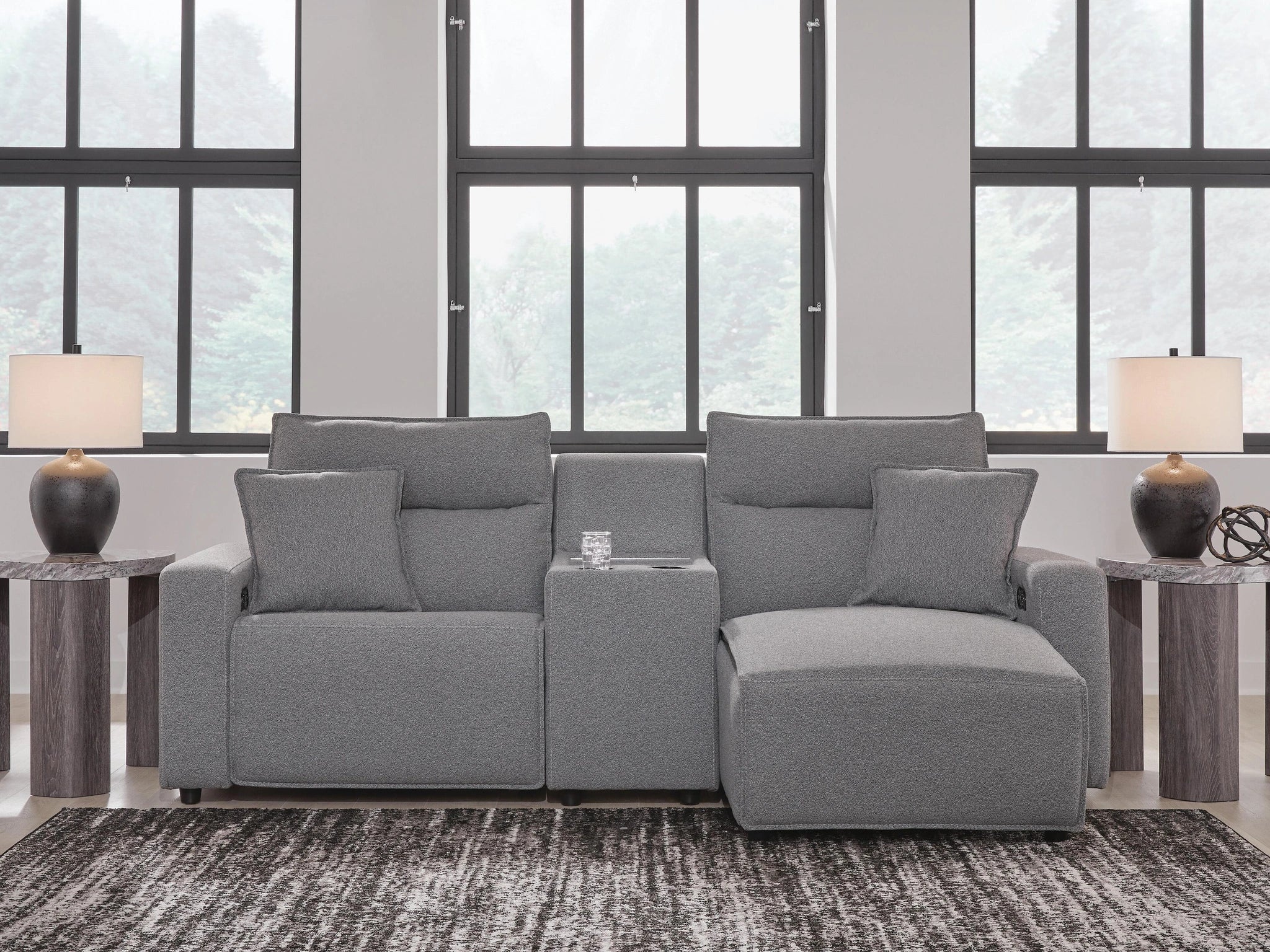 Modmax II Power Reclining Sectional with Chaise and Console