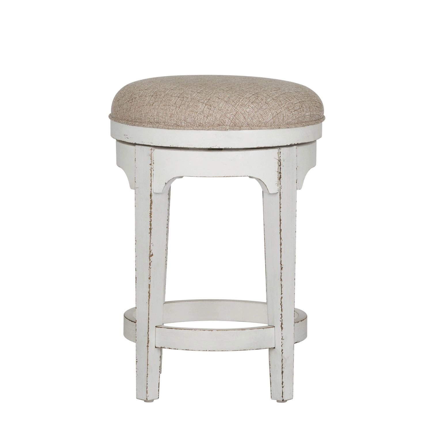 Magnolia Manor Console Swivel Stool in Antique White image
