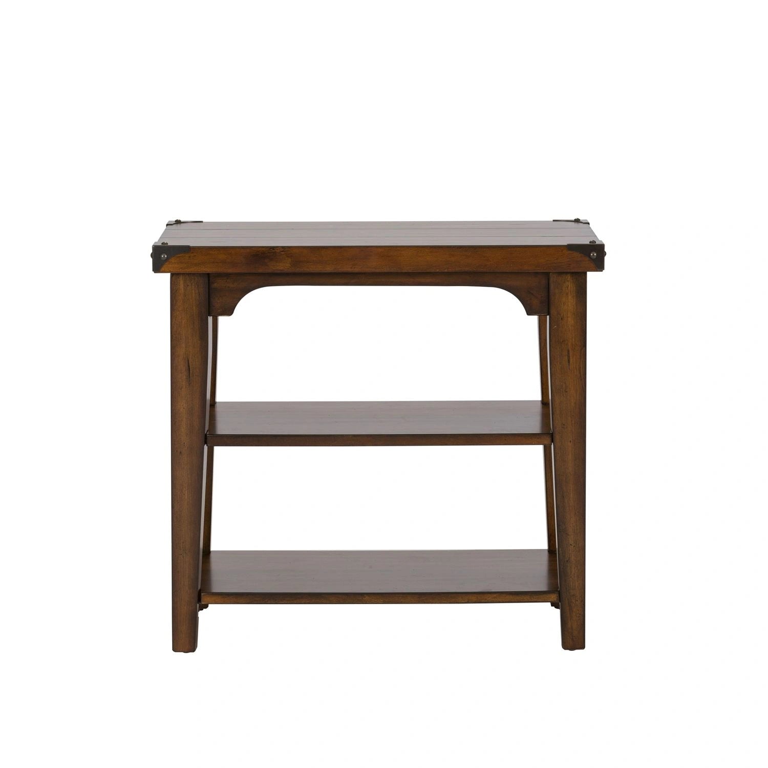 Aspen Skies Chair Side Table in Russet Brown image