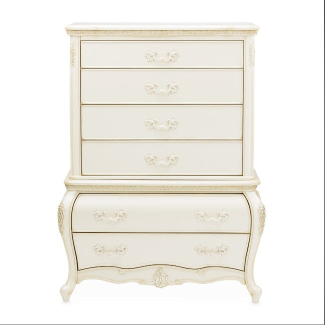 AICO Lavelle 6-Drawer Chest in Classic Pearl - Luxury Home Furniture (MI)