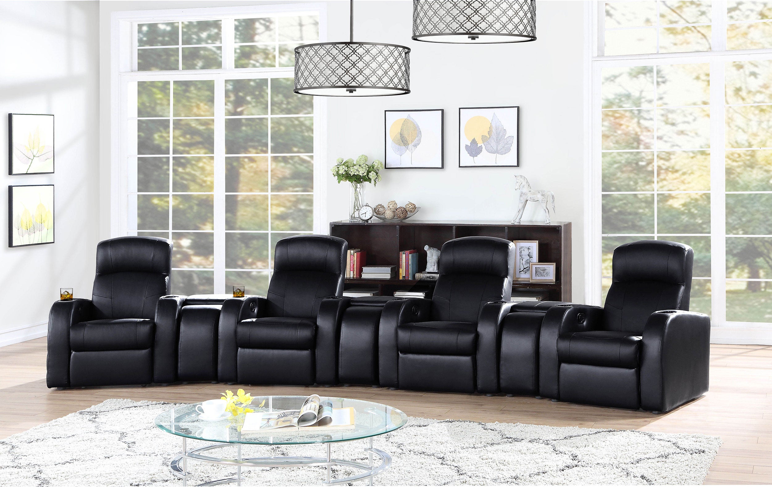 Cyrus Theater Seating - Luxury Home Furniture (MI)
