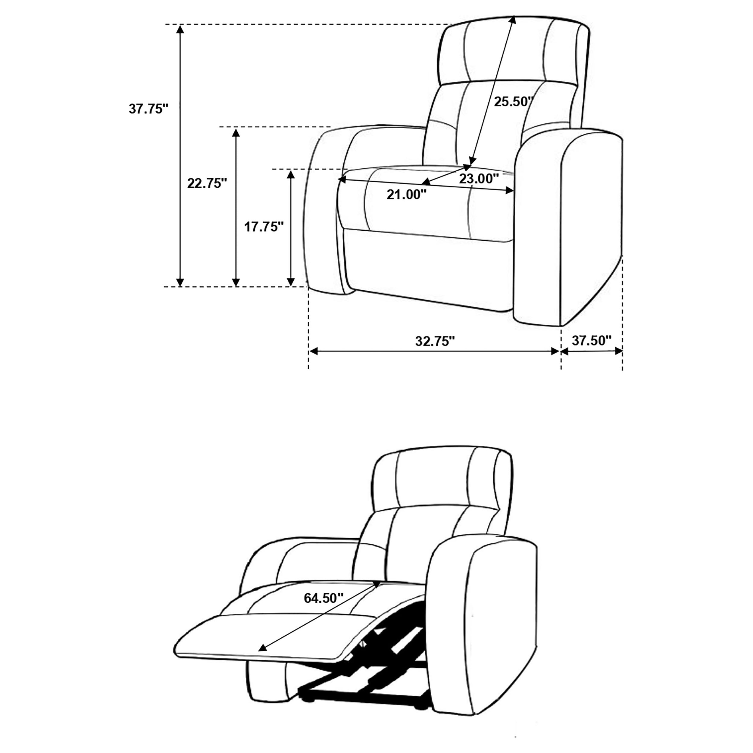 Cyrus Home Theater Seating - Luxury Home Furniture (MI)