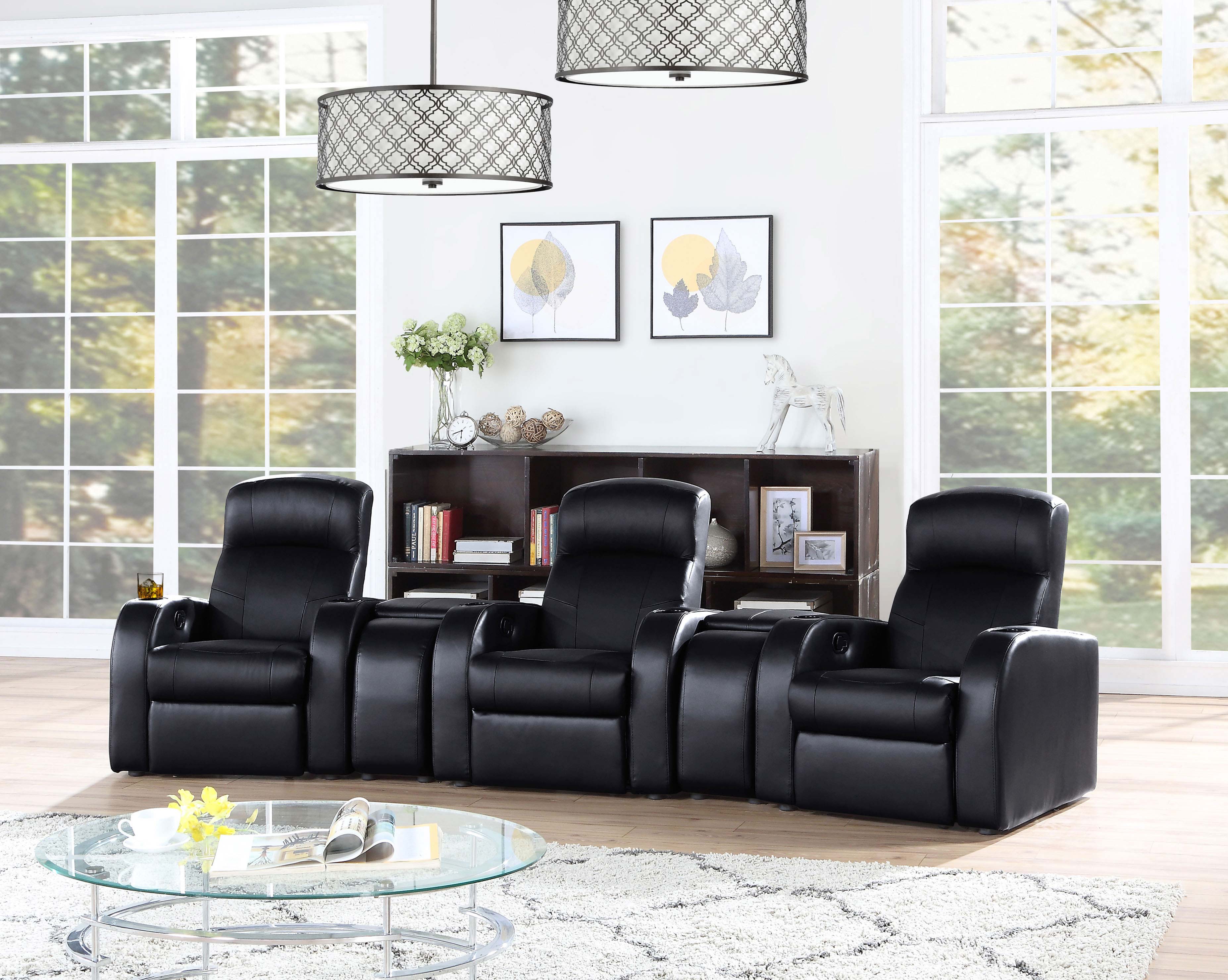 Cyrus Theater Seating Console - Luxury Home Furniture (MI)