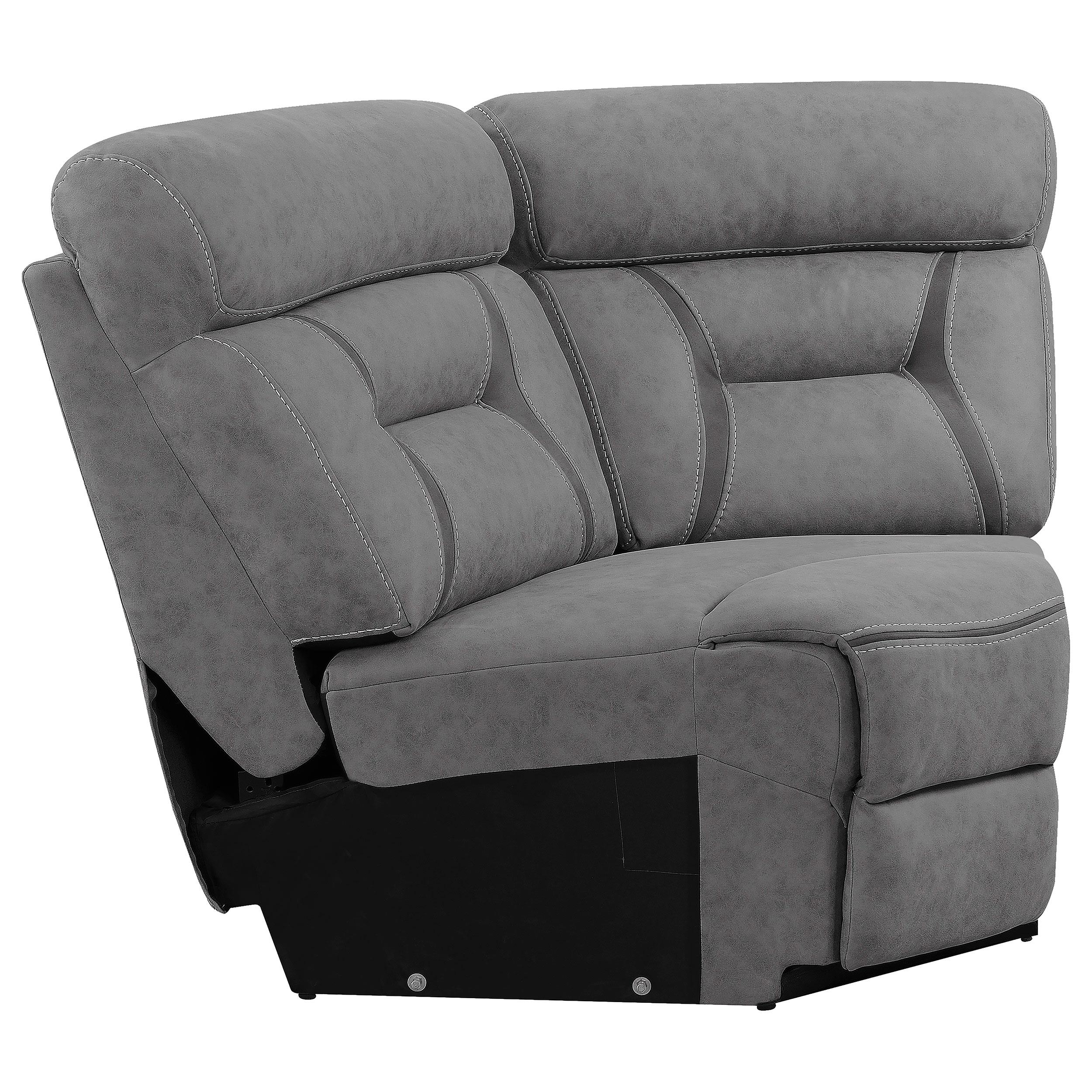 Higgins Upholstered Wedge Grey - Luxury Home Furniture (MI)