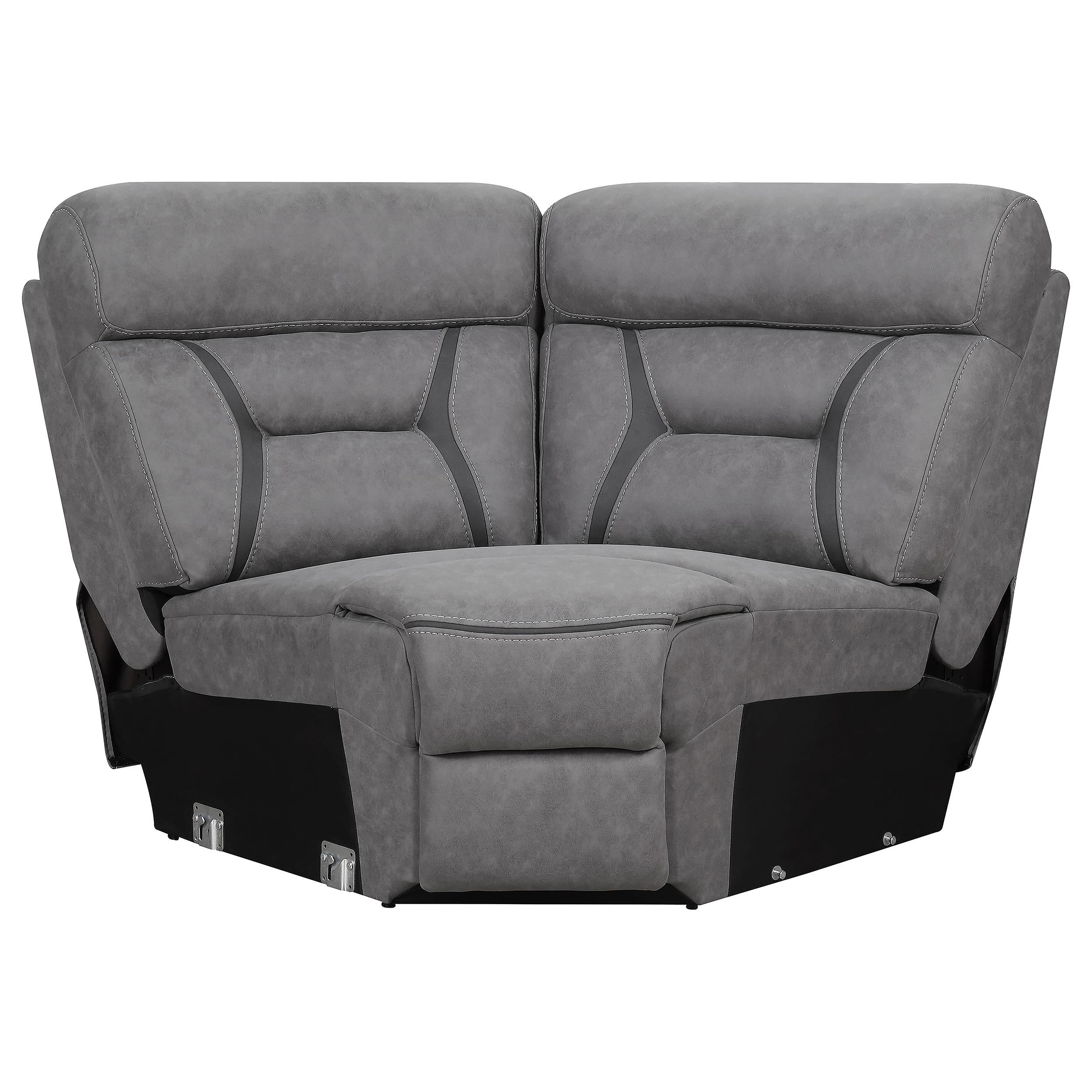 Higgins Upholstered Wedge Grey - Luxury Home Furniture (MI)