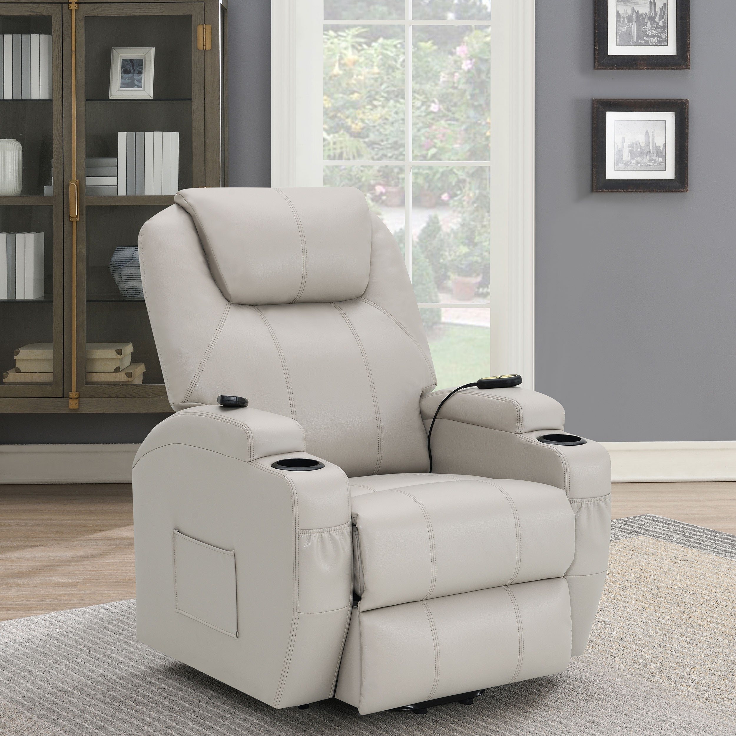 Sanger Power Recliner - Luxury Home Furniture (MI)