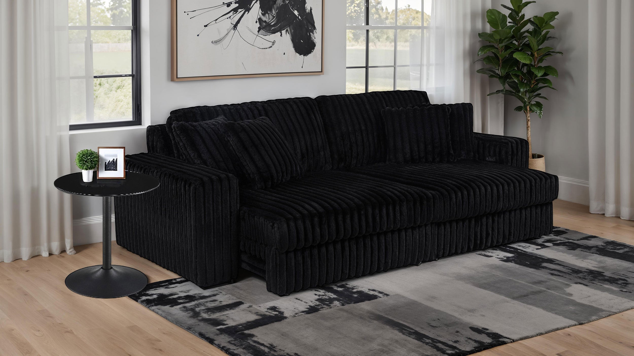 Jacana Sofa with Power Chaise - Luxury Home Furniture (MI)
