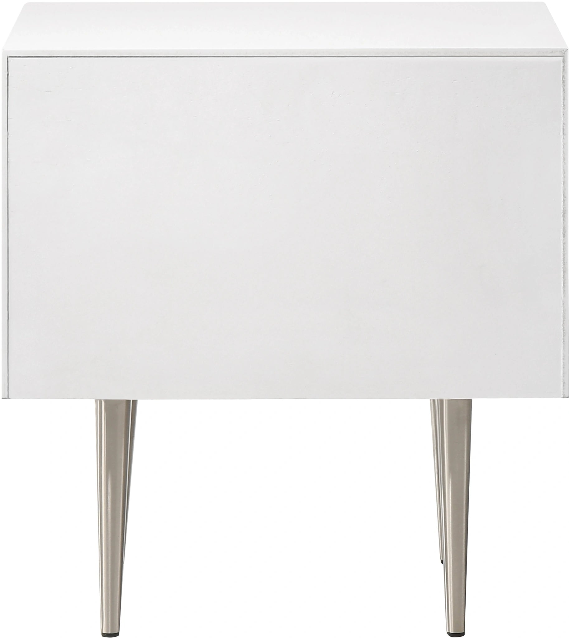 Modernist White Gloss Night Stand