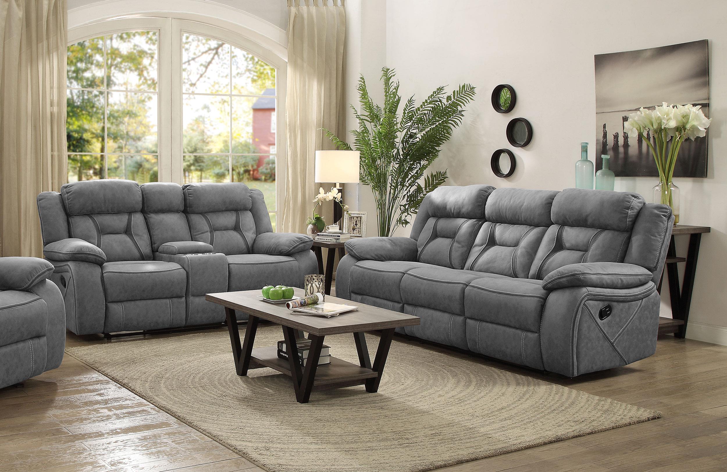 Higgins Upholstered Tufted Living Room Set - Luxury Home Furniture (MI)