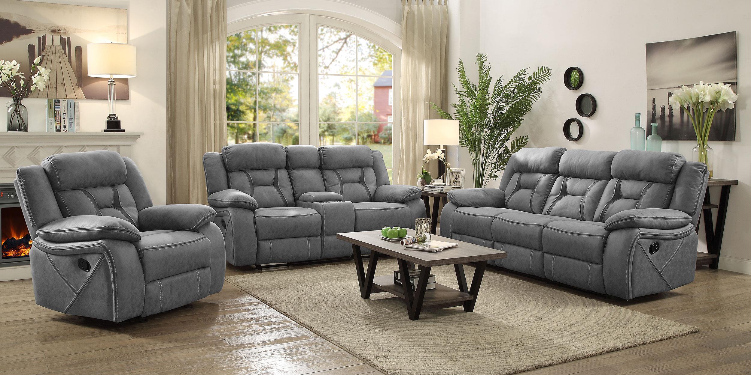Higgins Upholstered Tufted Living Room Set - Luxury Home Furniture (MI)
