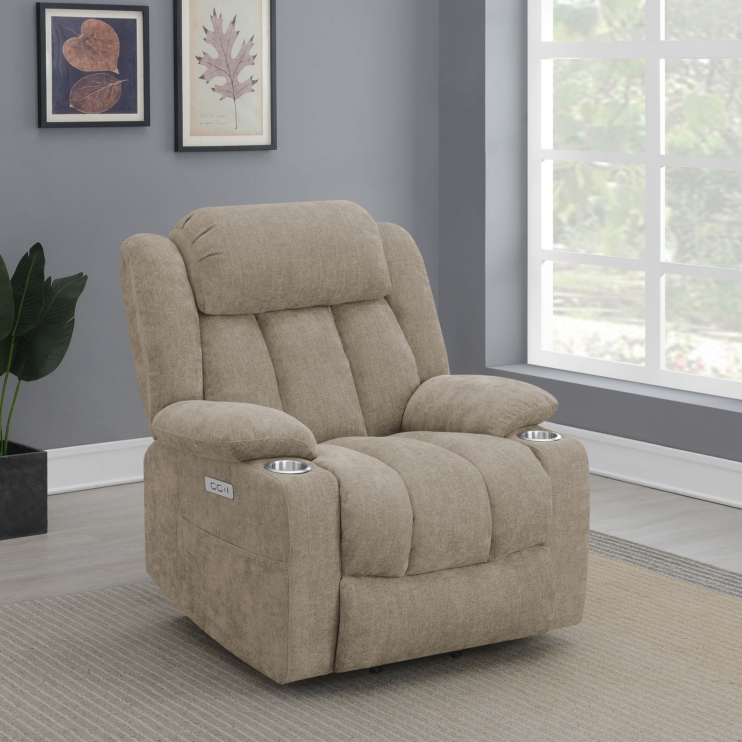 Houston Power Recliner - Luxury Home Furniture (MI)