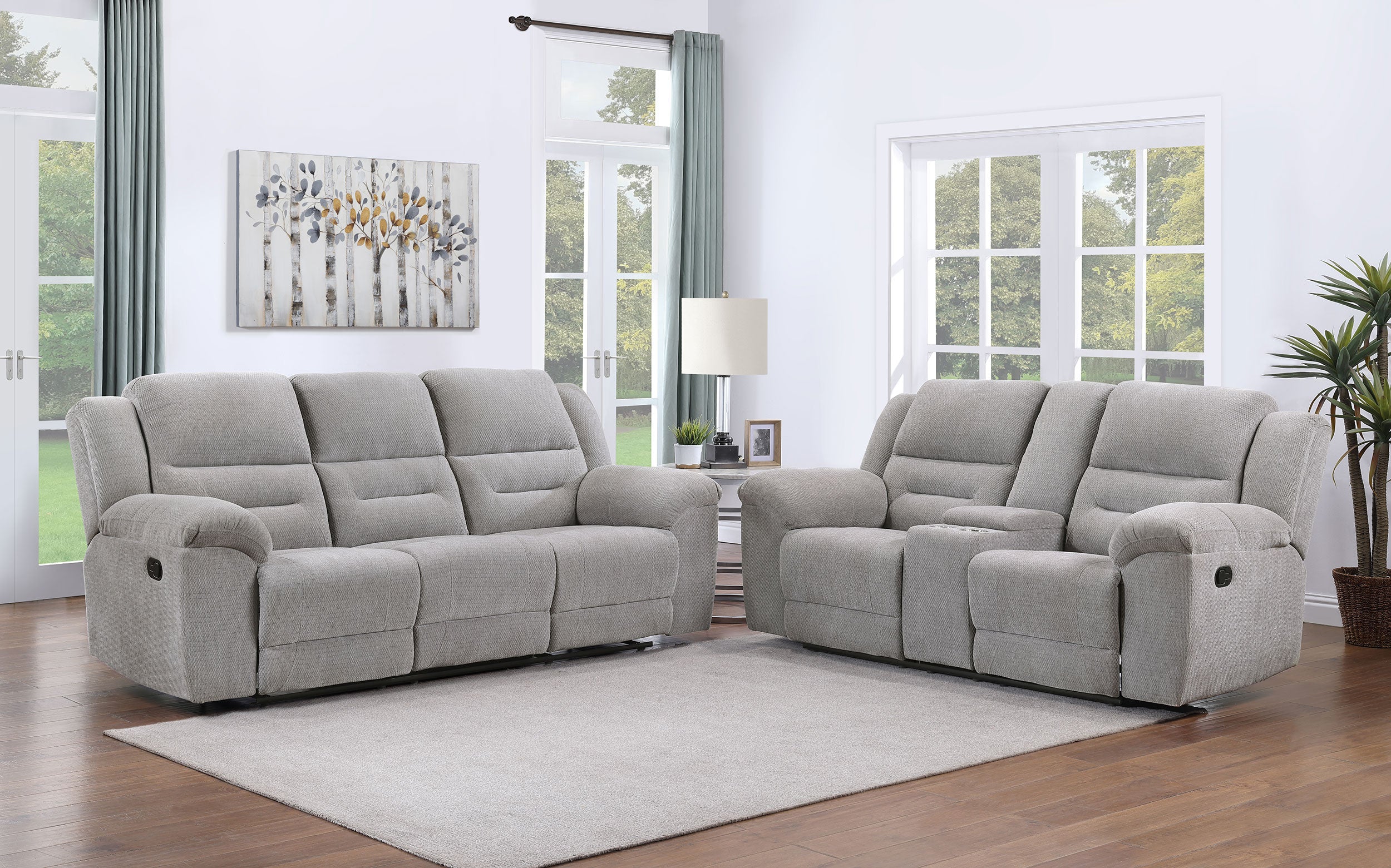 Gilson Reclining Sofa Set - Luxury Home Furniture (MI)
