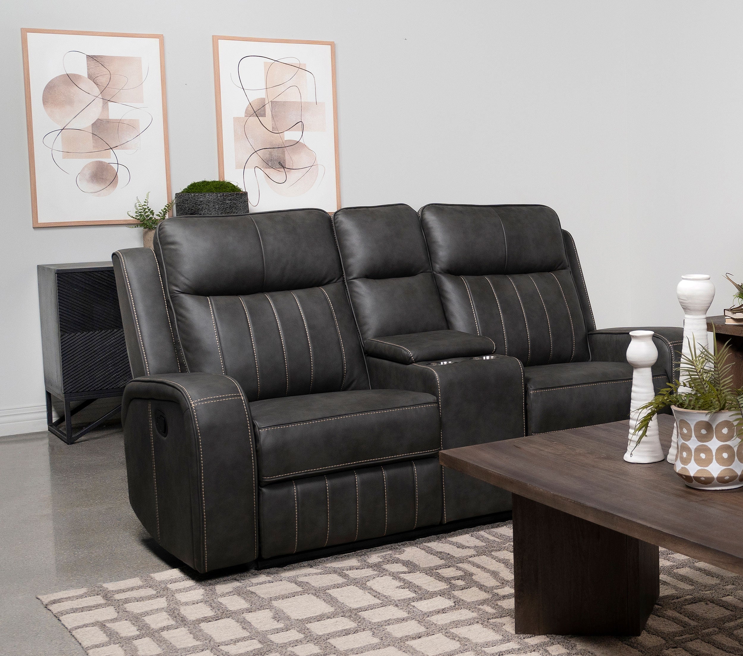 Raelynn Reclining Loveseat - Luxury Home Furniture (MI)