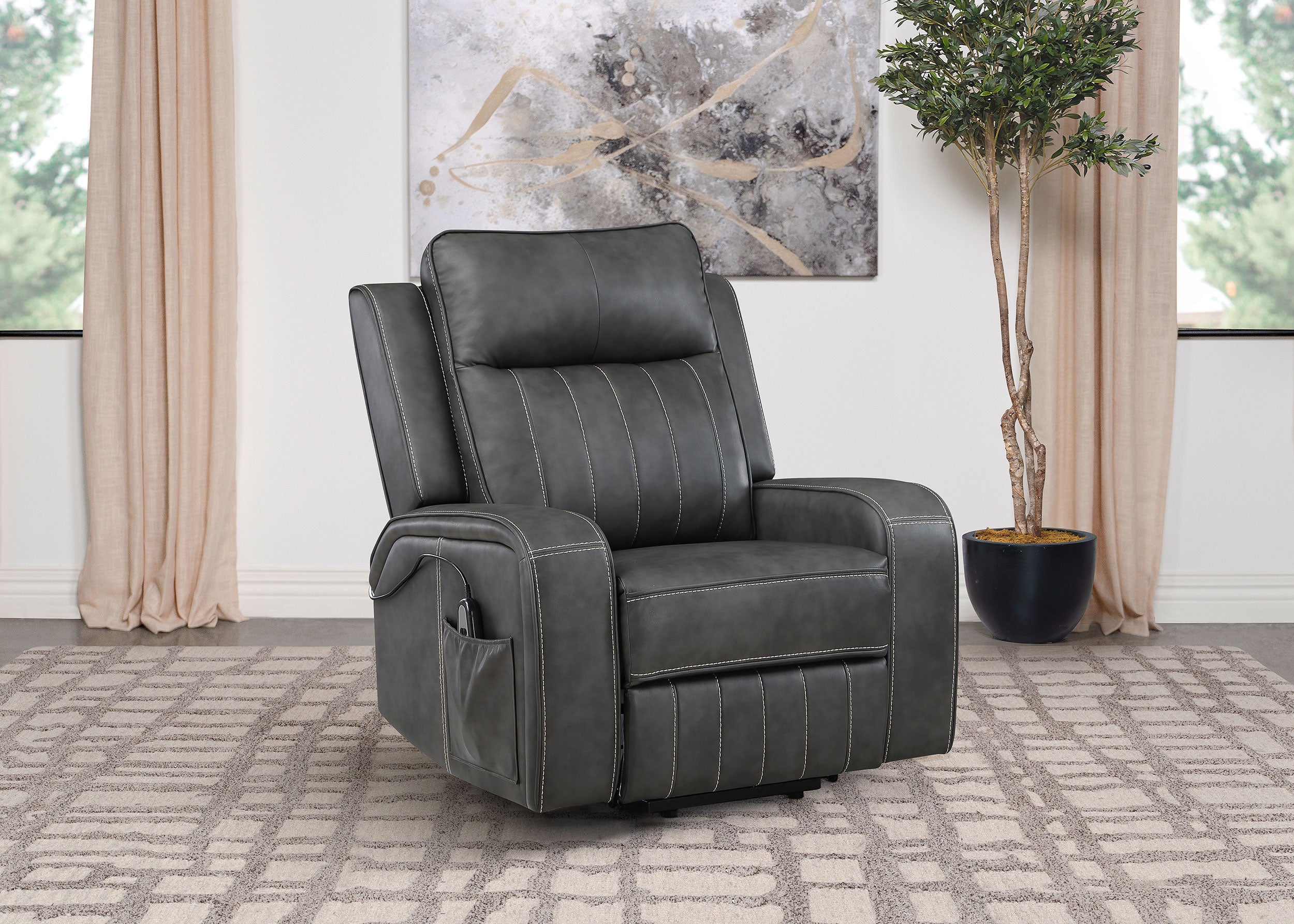 Raelynn Power Lift Recliner - Luxury Home Furniture (MI)