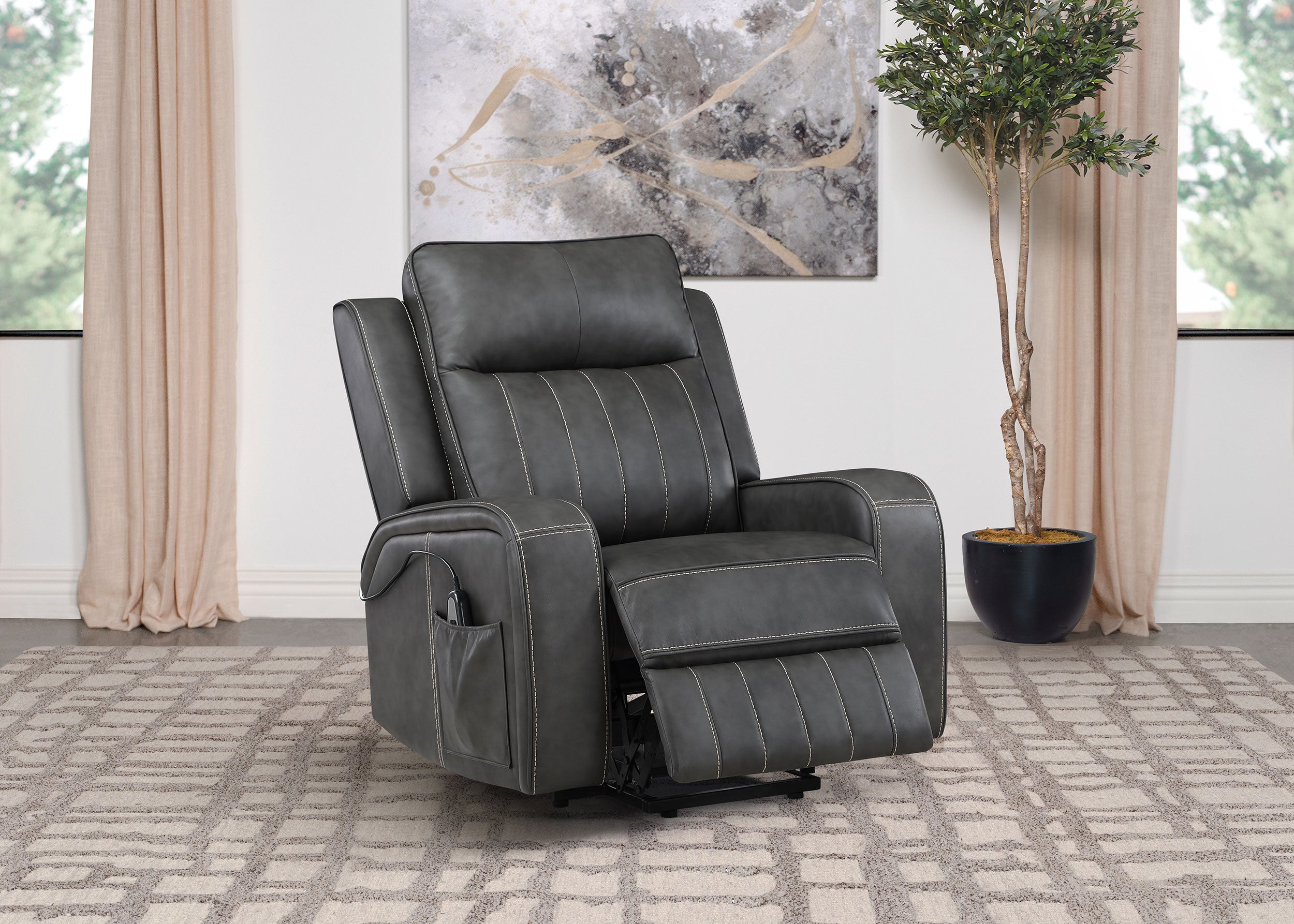 Raelynn Power Recliner - Luxury Home Furniture (MI)