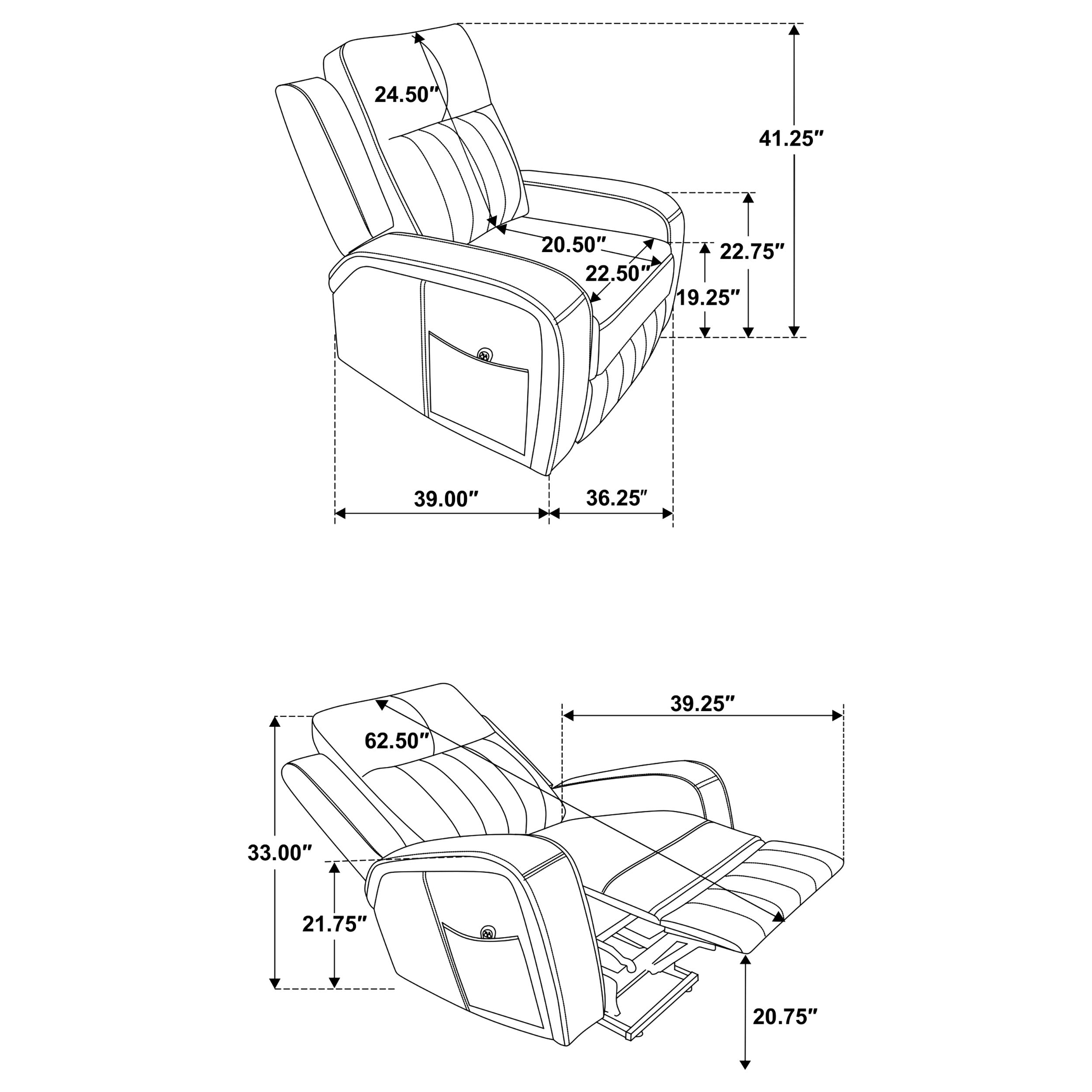 Raelynn Power Lift Recliner - Luxury Home Furniture (MI)