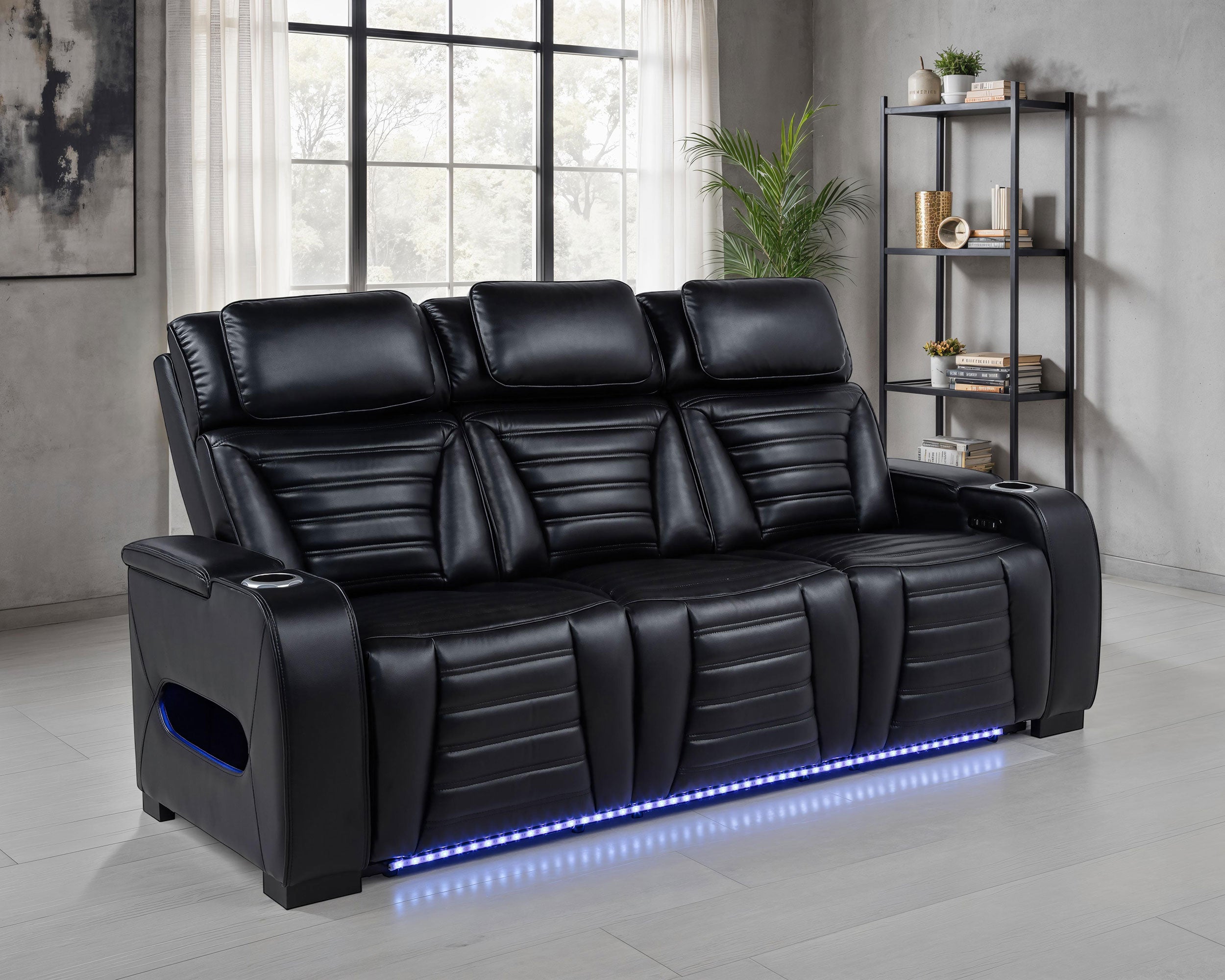 Zuma Dual Power Reclining Sofa - Luxury Home Furniture (MI)