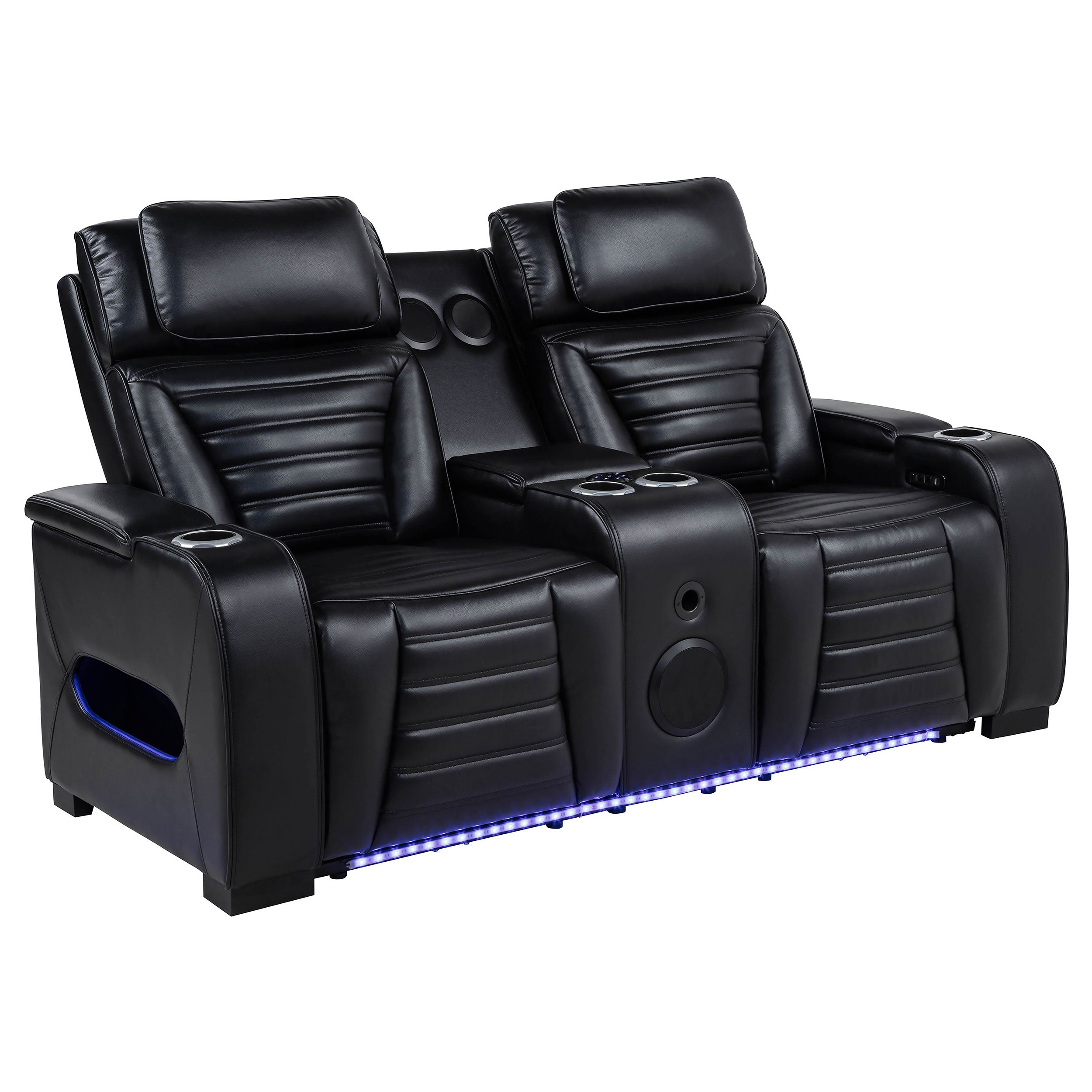 Zuma Dual Power Reclining Loveseat - Luxury Home Furniture (MI)