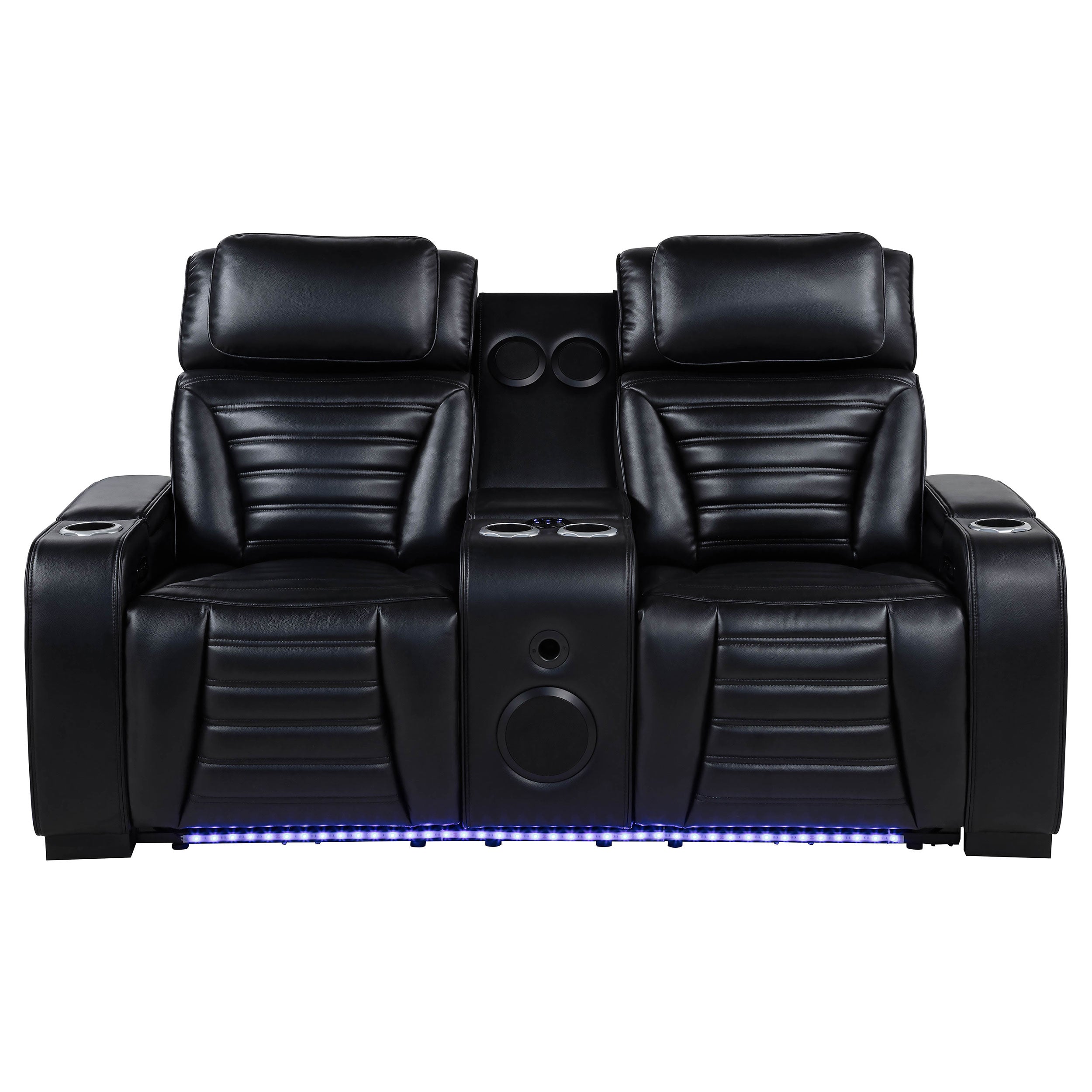 Zuma Dual Power Reclining Loveseat - Luxury Home Furniture (MI)
