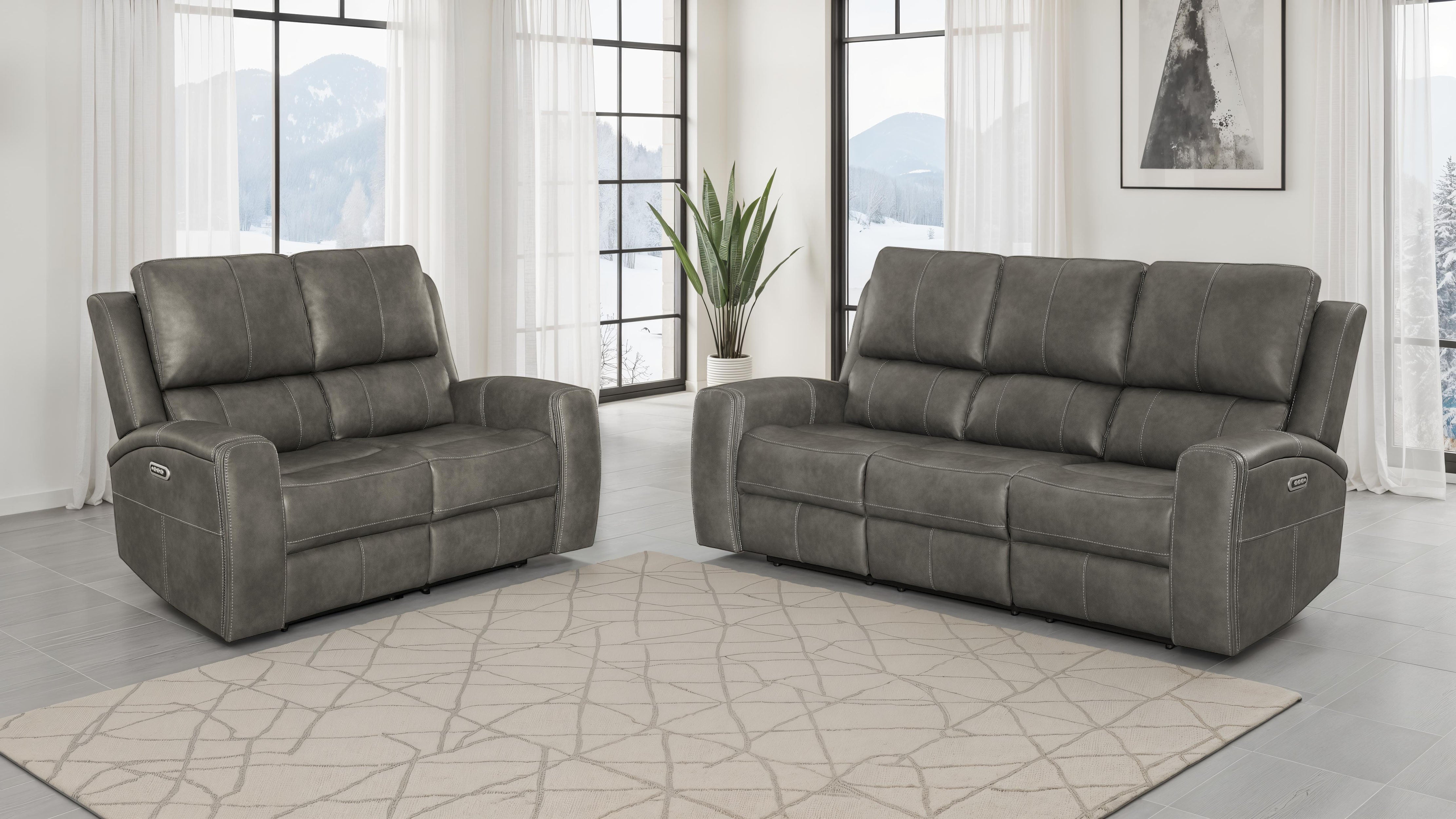 Brickston Triple Power Reclining Sofa Set - Luxury Home Furniture (MI)