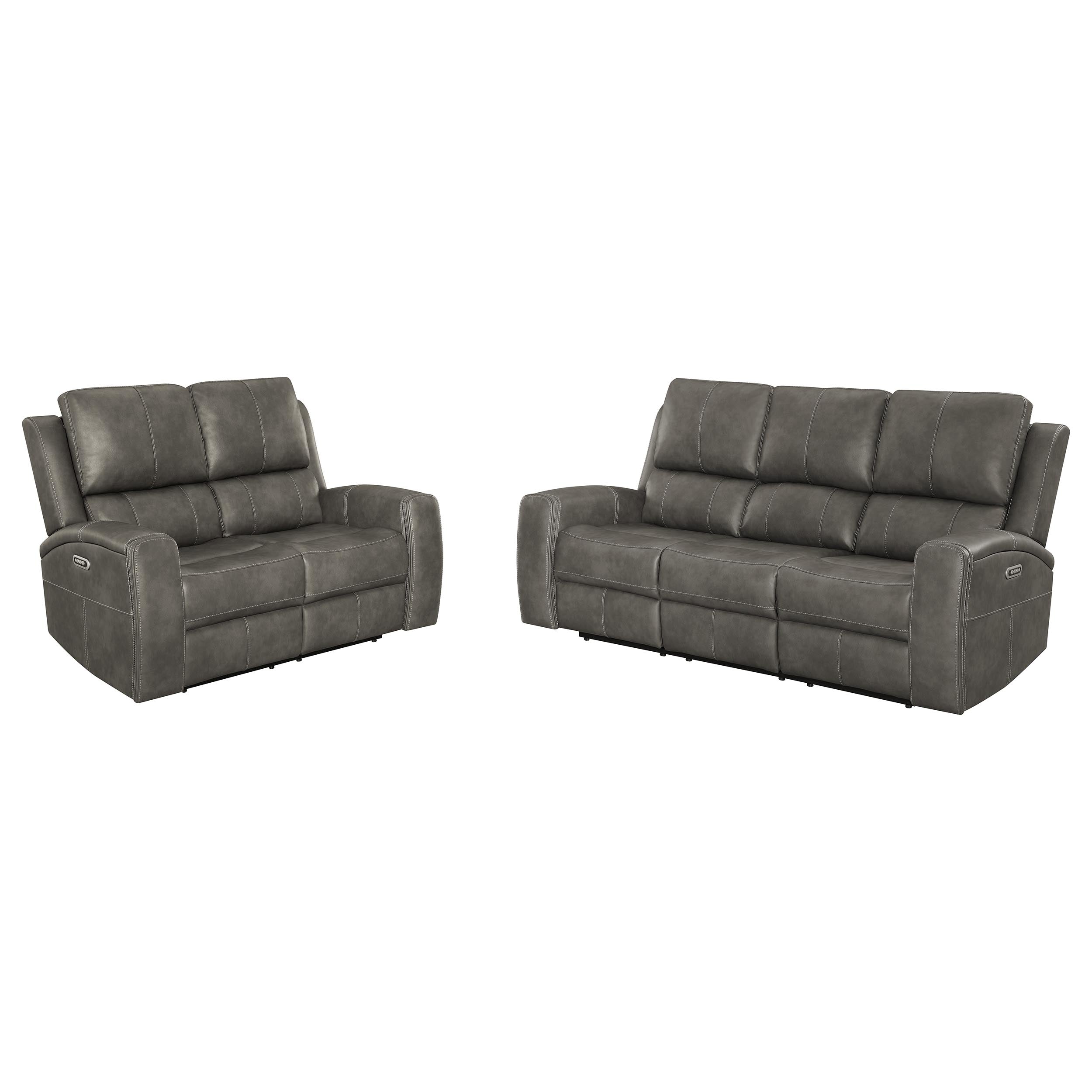 Brickston Triple Power Reclining Sofa Set - Luxury Home Furniture (MI)