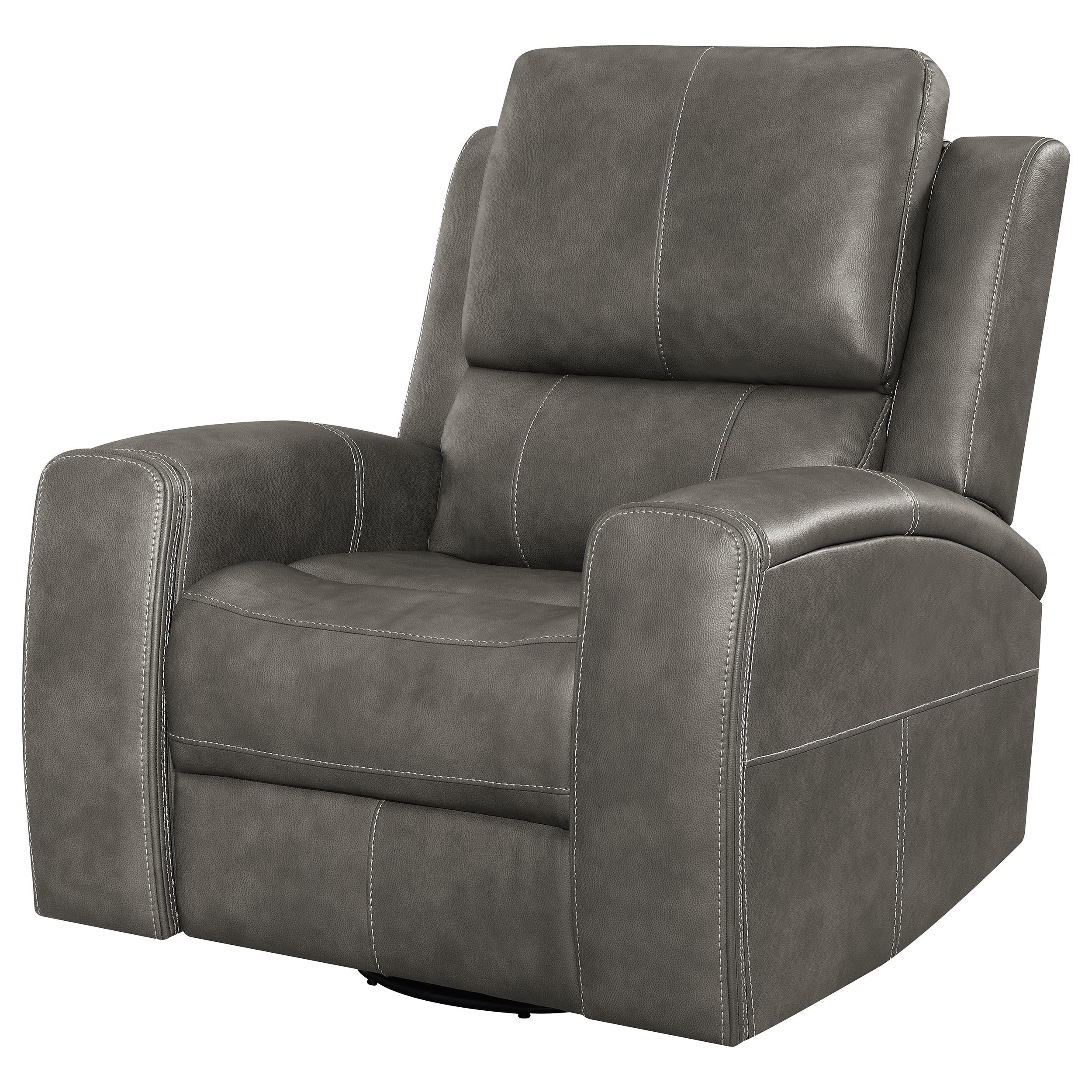 Brickston Triple Power Swivel Glider Recliner - Luxury Home Furniture (MI)