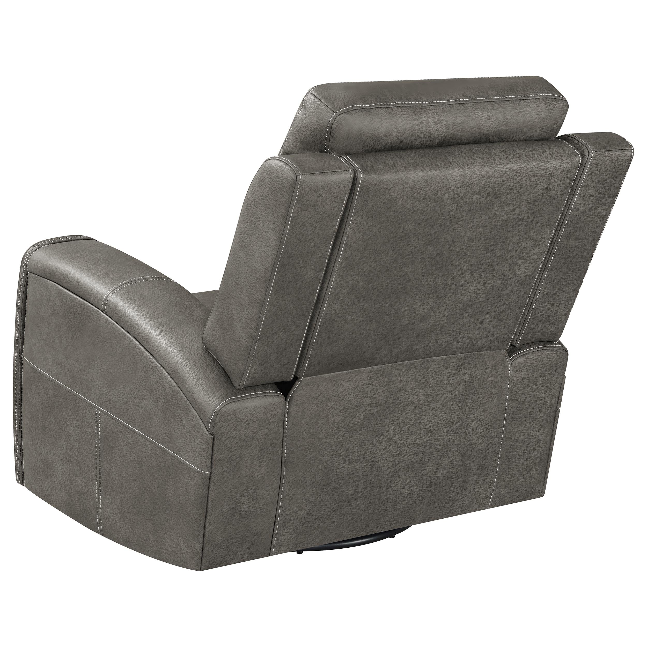 Brickston Triple Power Swivel Glider Recliner - Luxury Home Furniture (MI)