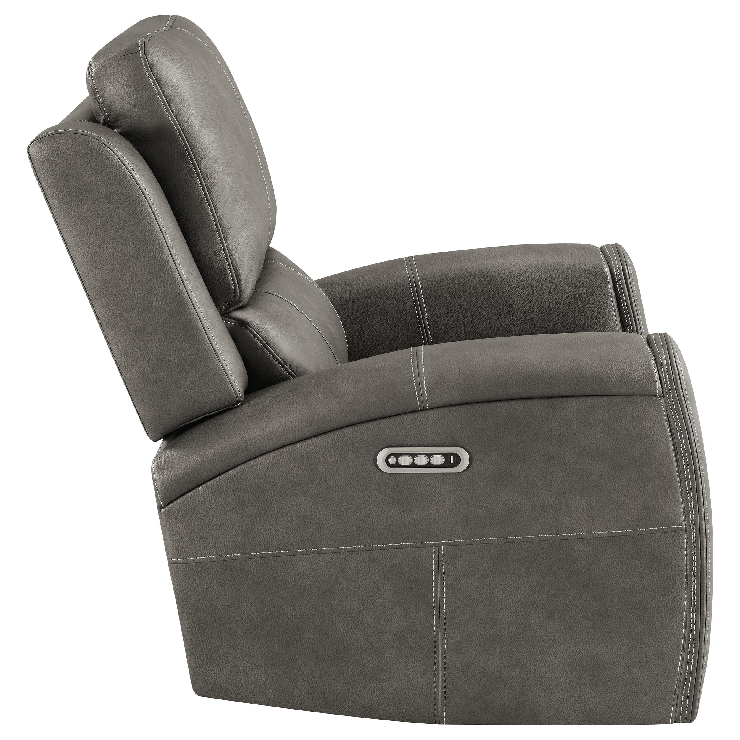 Brickston Triple Power Swivel Glider Recliner - Luxury Home Furniture (MI)