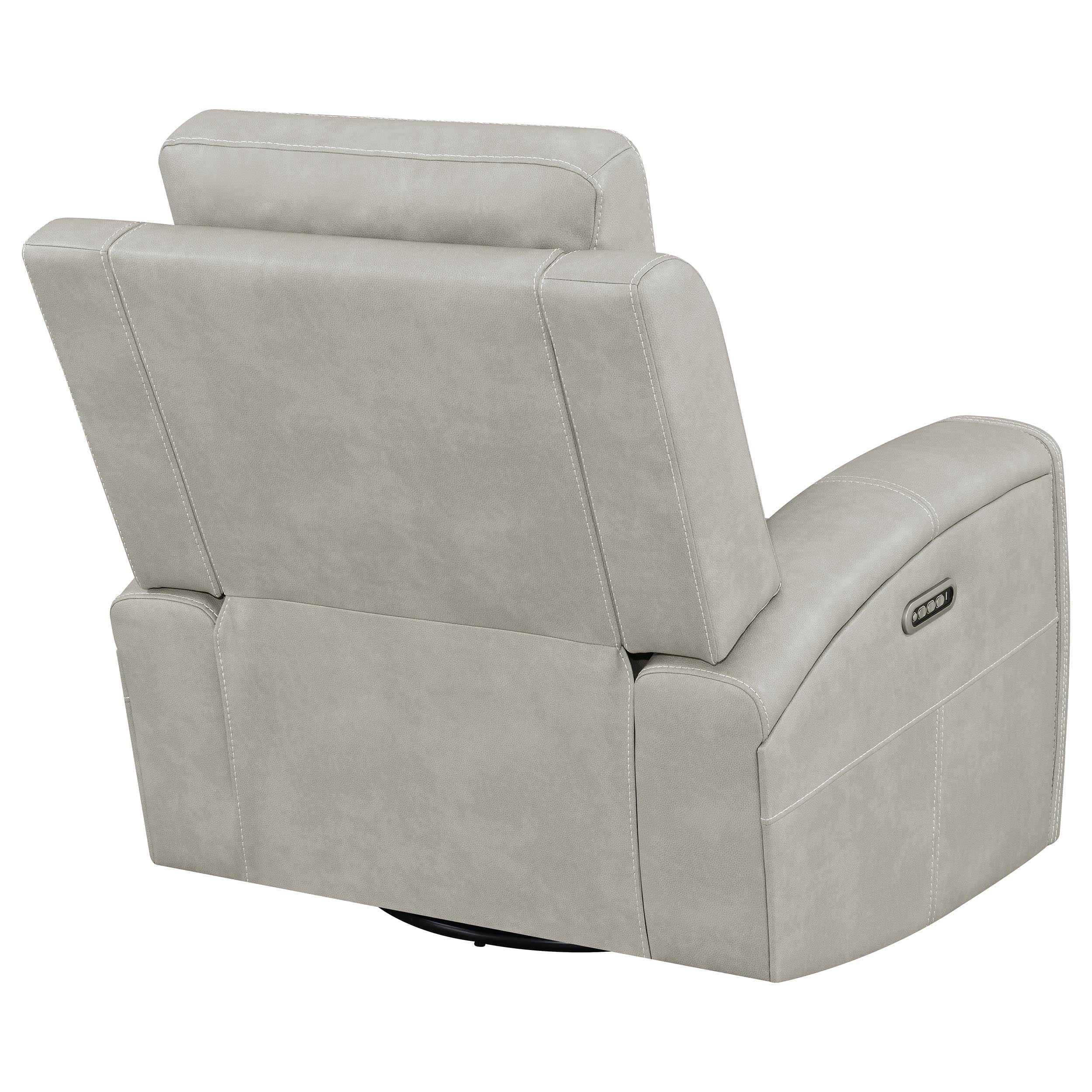 Brickston Triple Power Swivel Glider Recliner - Luxury Home Furniture (MI)