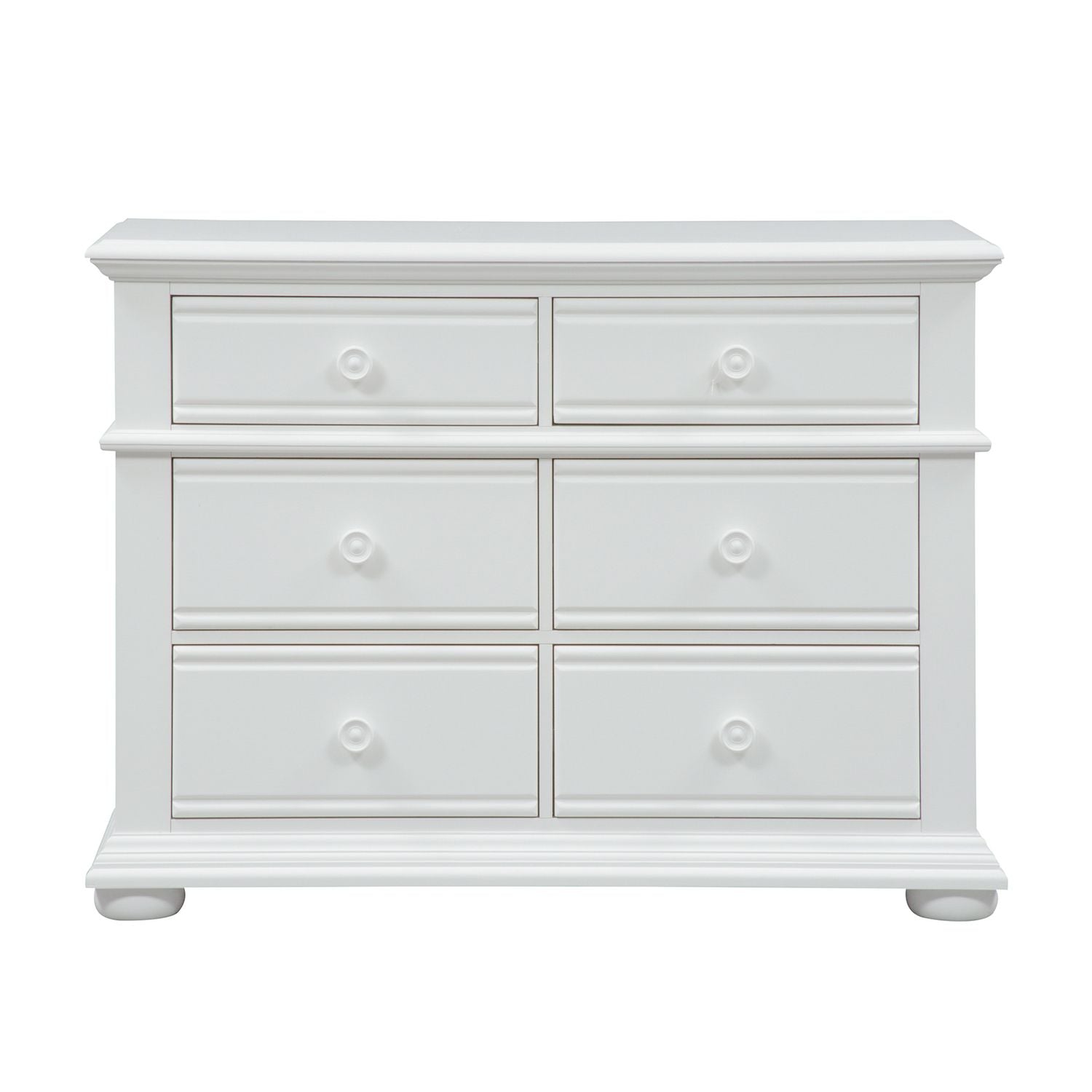 Summer House 6 Drawer Dresser in Oyster White