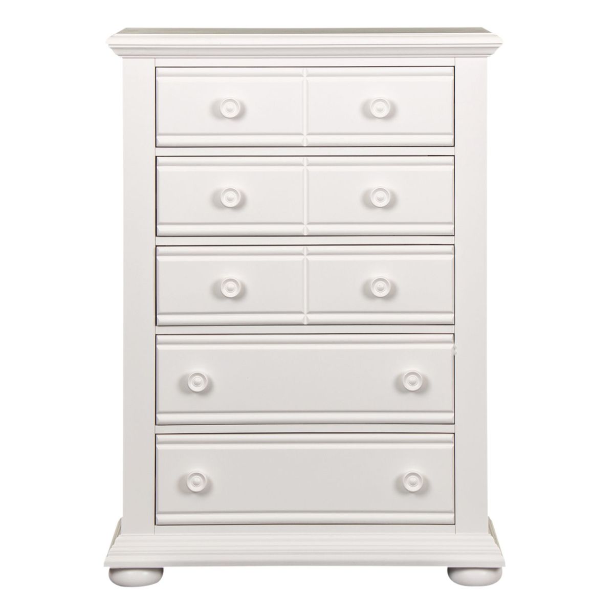 Liberty Furniture Summer House 5 Drawer Chest in White image