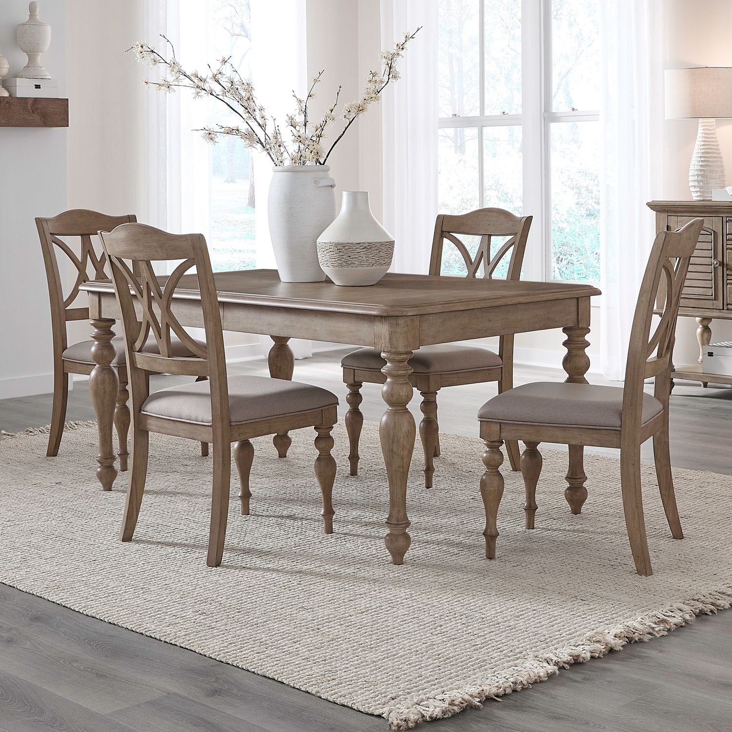 Summer House 5 Piece Rectangular Table Set image