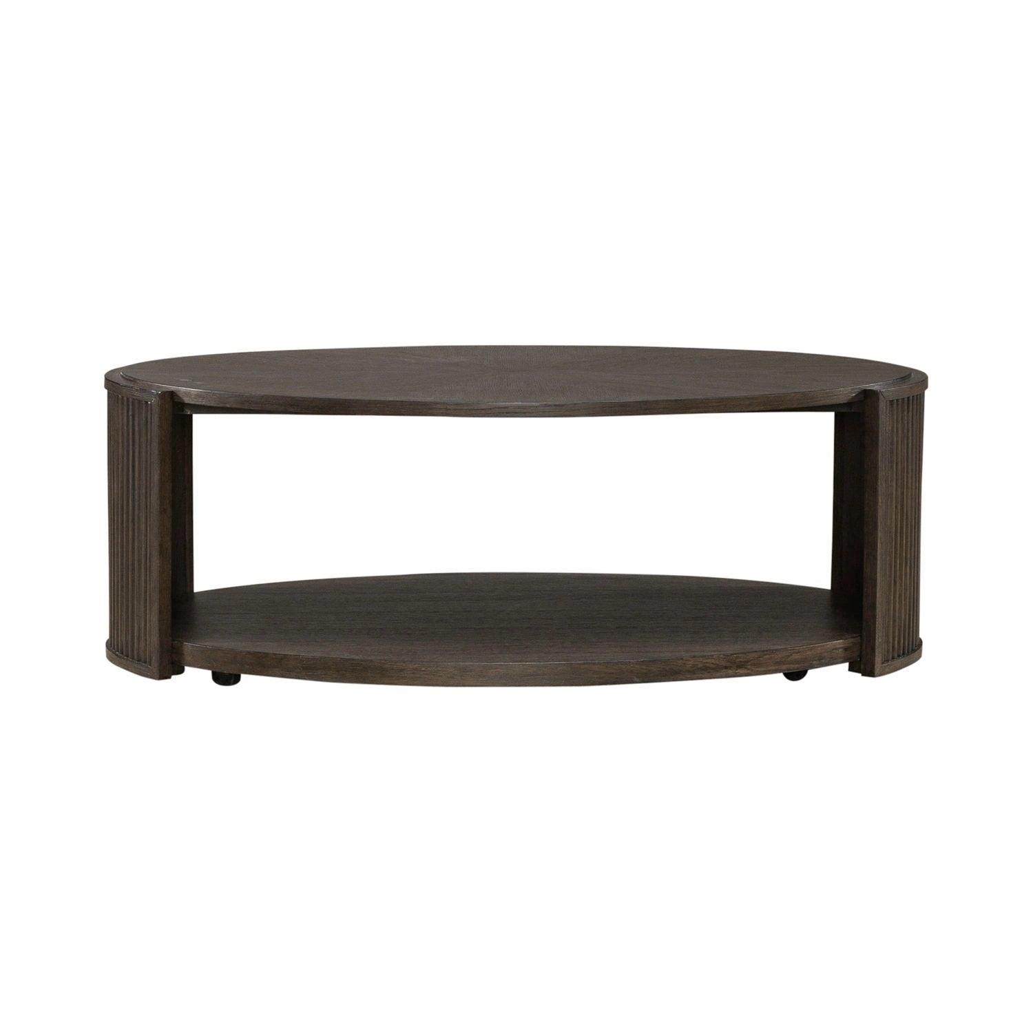 City View Oval Cocktail Table in Coffee Bean image