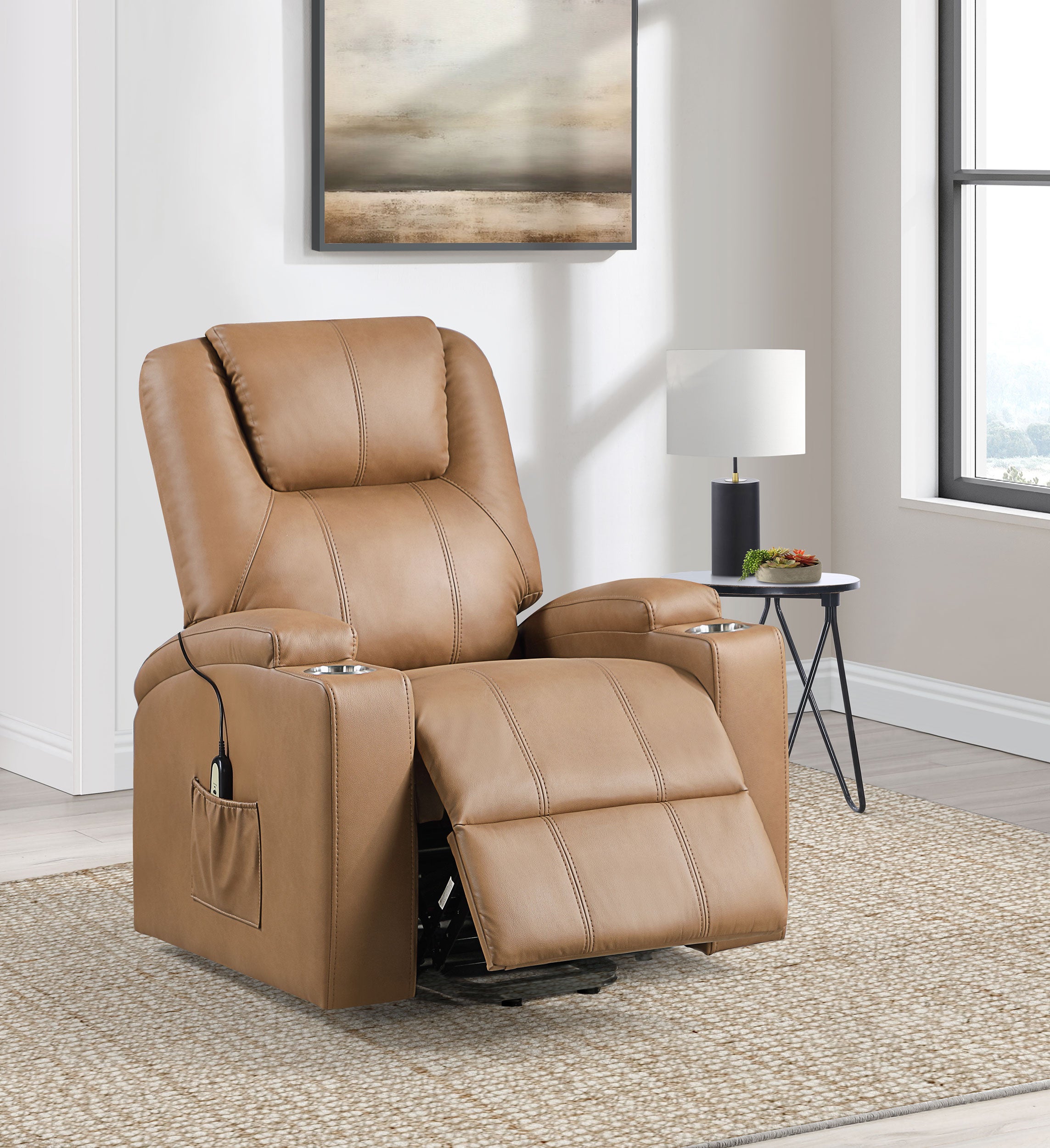 Armstrong Power Lift Massage Recliner - Luxury Home Furniture (MI)