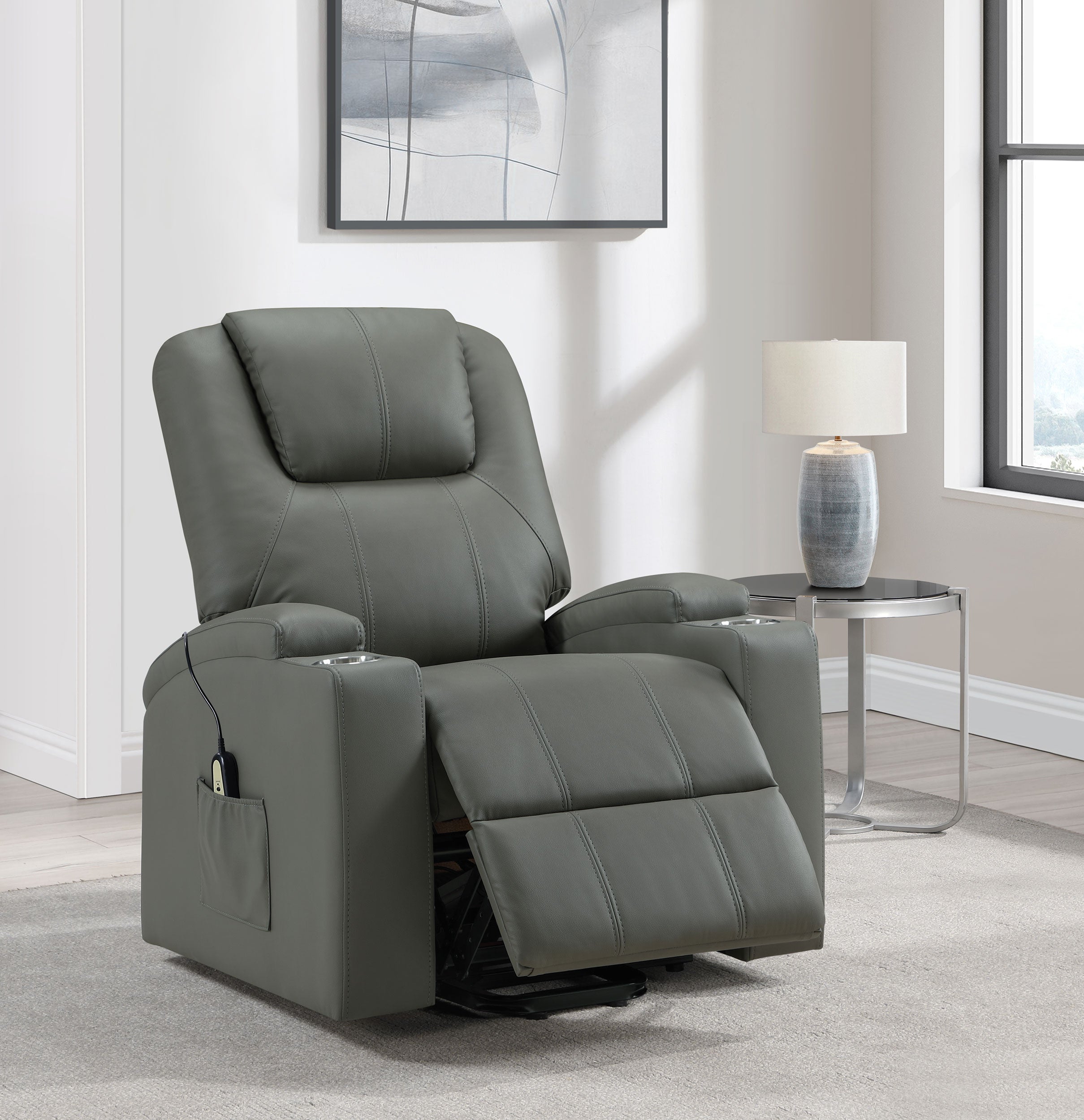 Armstrong Power Lift Massage Recliner - Luxury Home Furniture (MI)