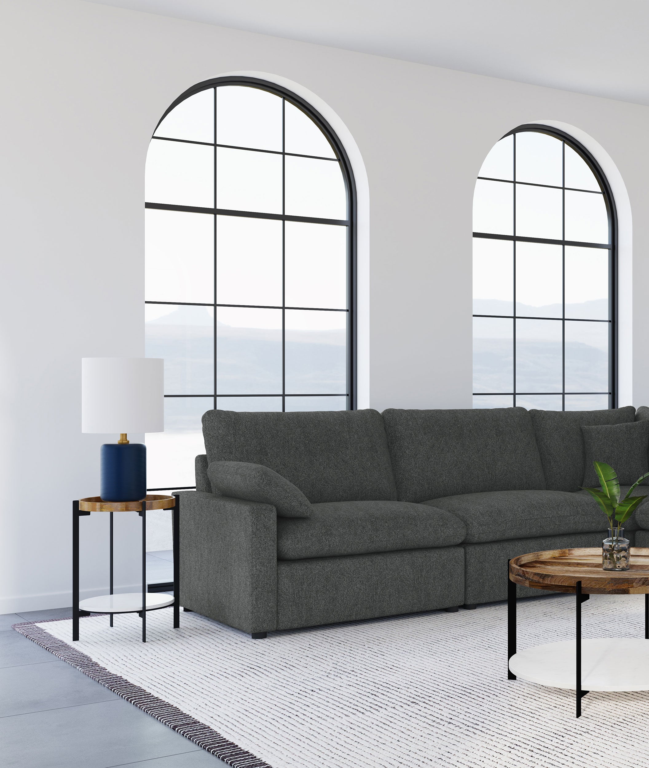 Collins Armless Chair - Luxury Home Furniture (MI)