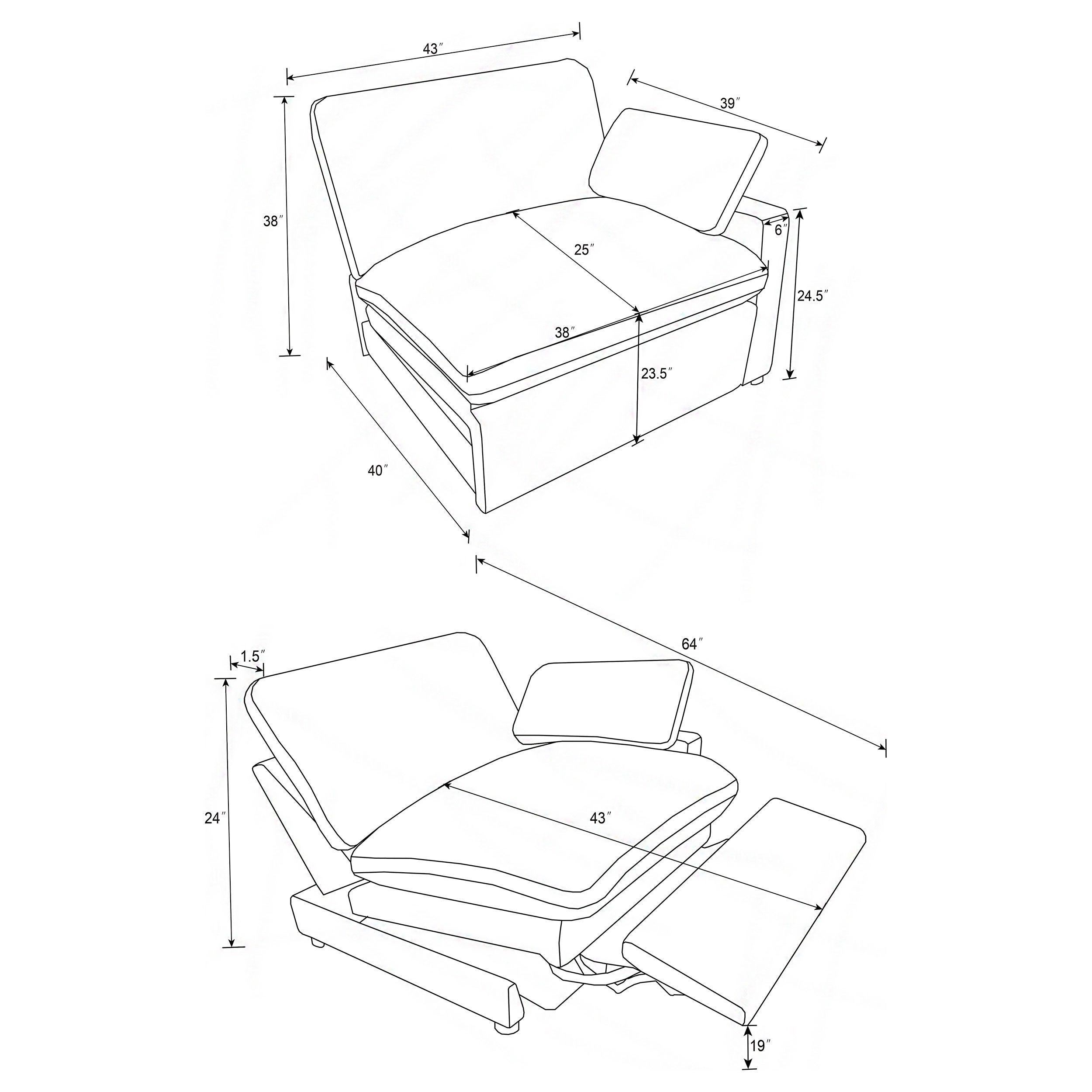 Collins Power Reclining Loveseat - Luxury Home Furniture (MI)