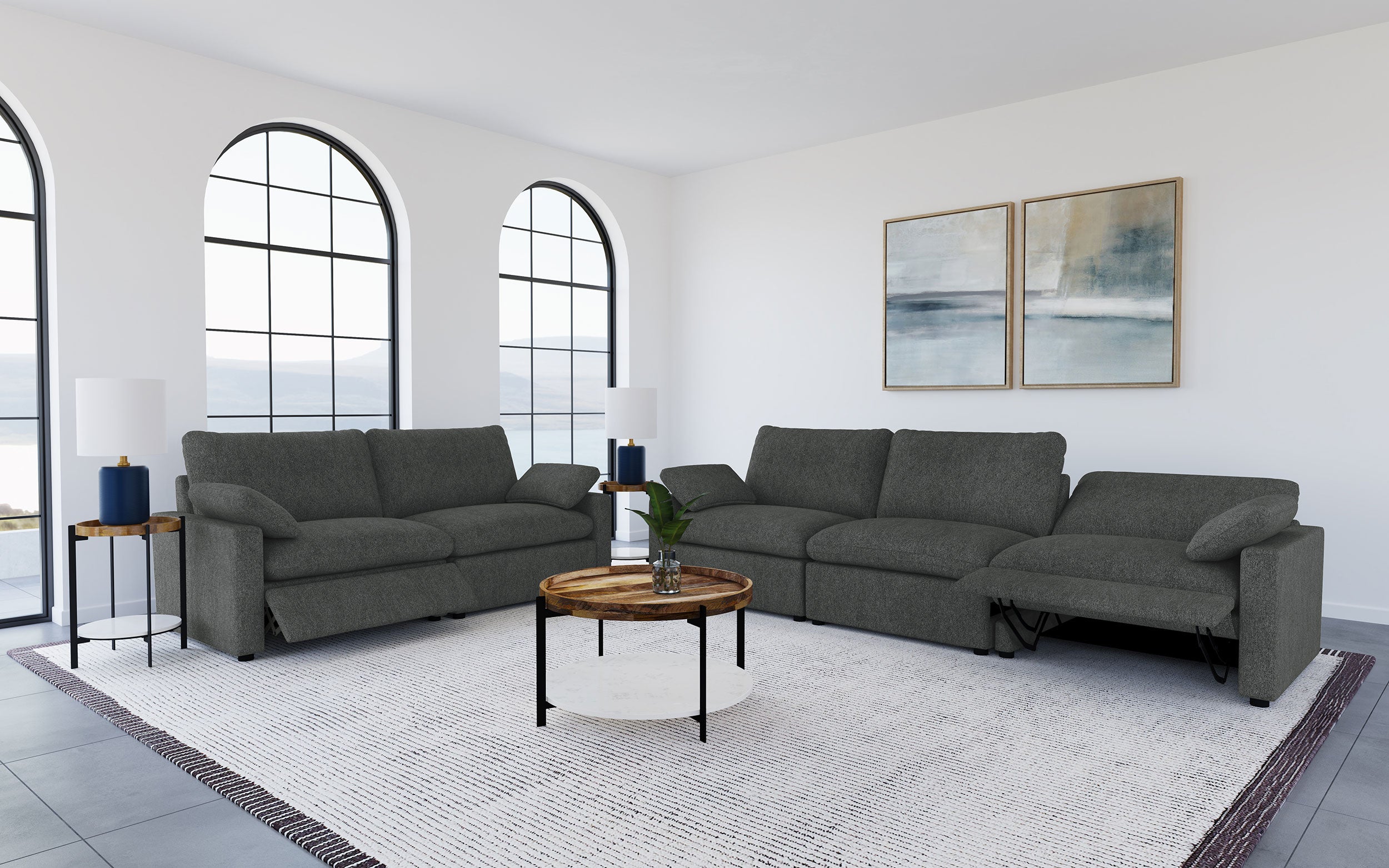 Collins Power Reclining Loveseat - Luxury Home Furniture (MI)