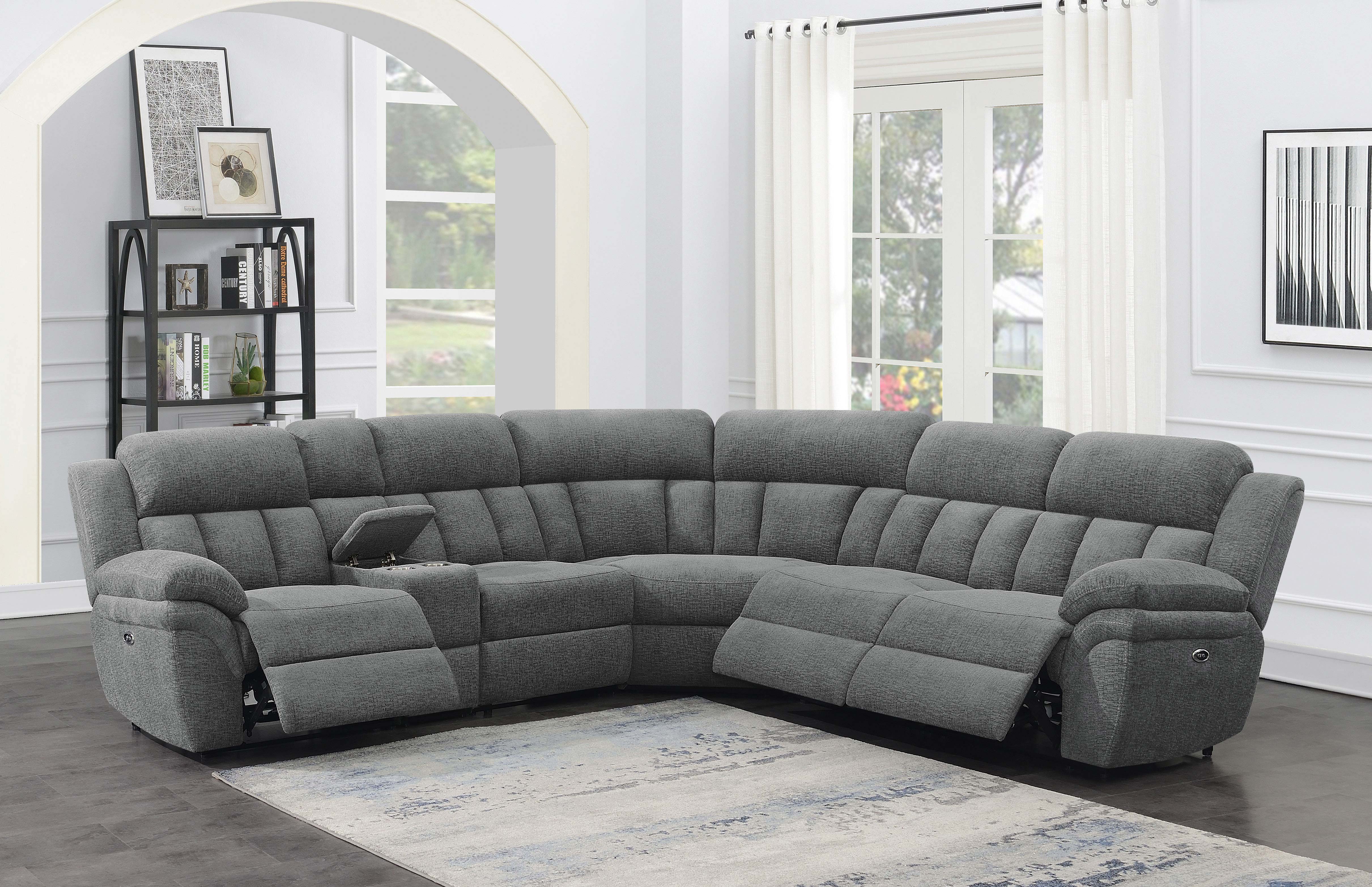 Bahrain Modular Power Reclining Sectional Sofa - Luxury Home Furniture (MI)