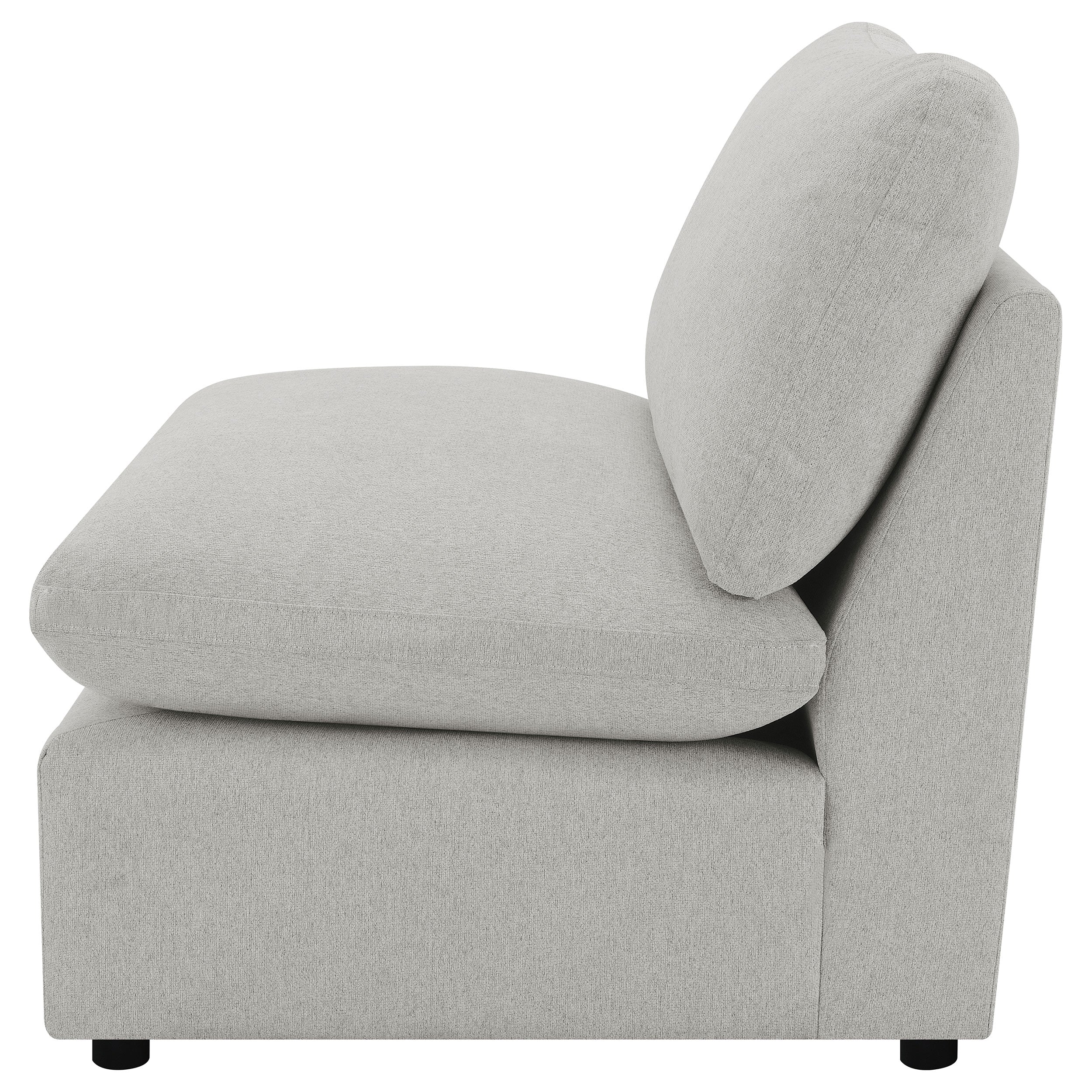 Collins Armless Chair - Luxury Home Furniture (MI)