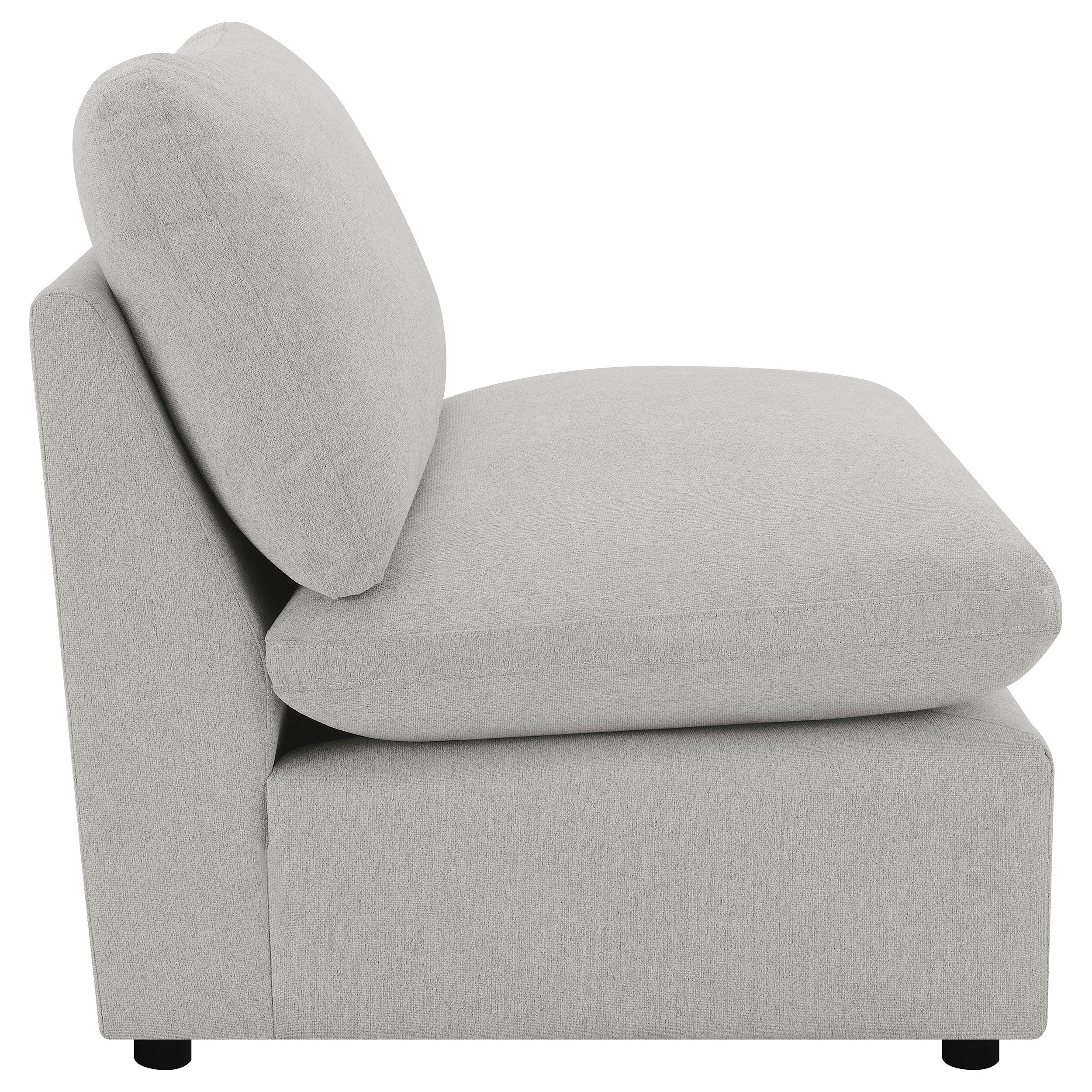 Collins Armless Chair - Luxury Home Furniture (MI)