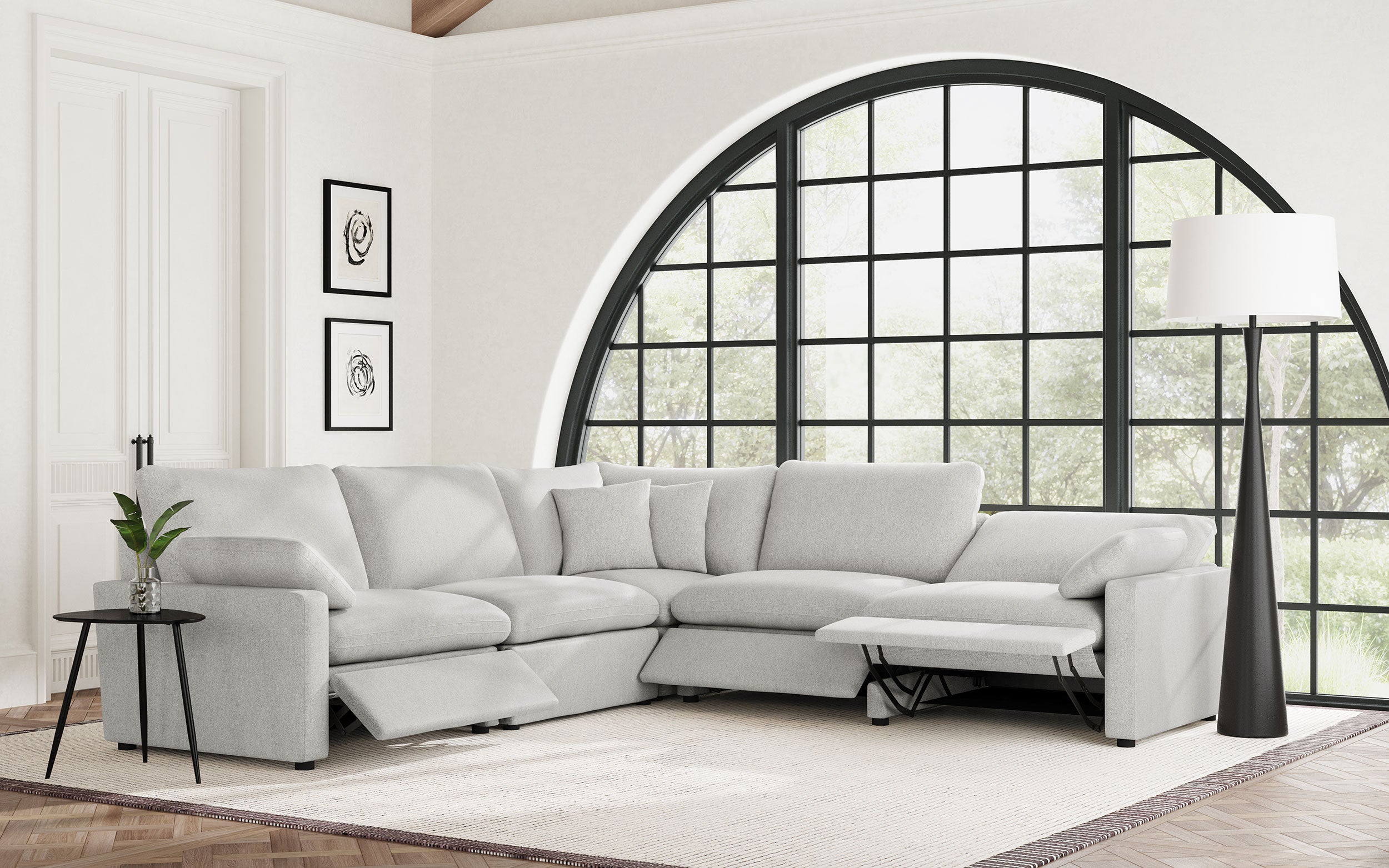 Collins Modular Power Reclining Sectional Sofa - Luxury Home Furniture (MI)