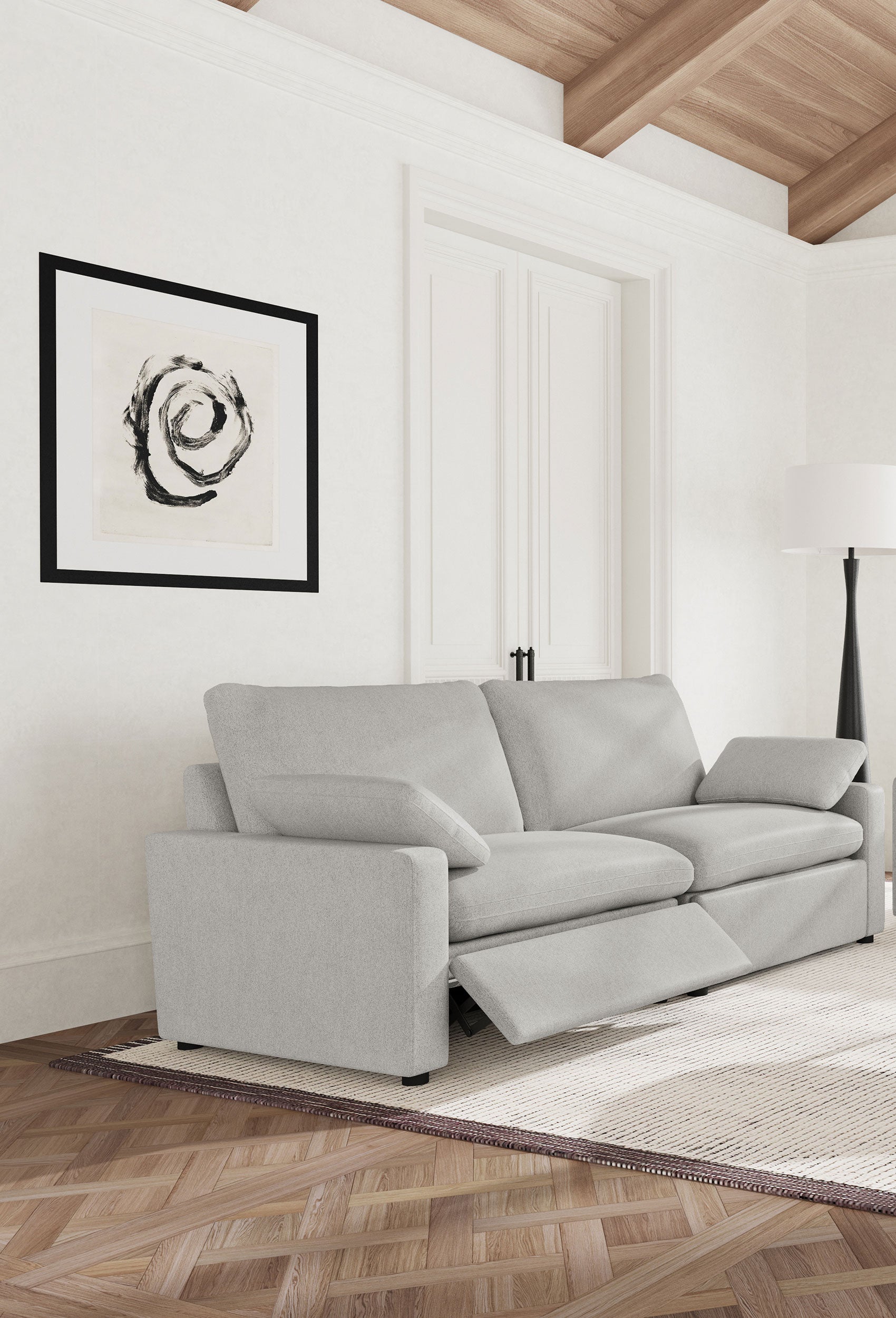 Collins Power Reclining Loveseat - Luxury Home Furniture (MI)