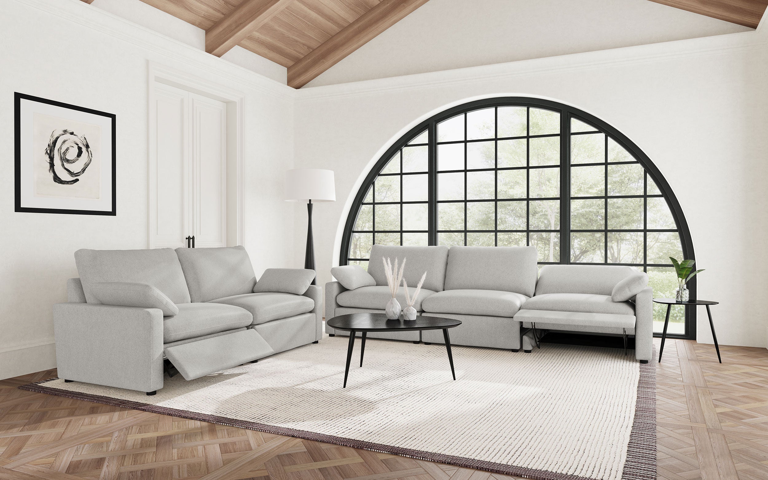 Collins Power Reclining Loveseat - Luxury Home Furniture (MI)