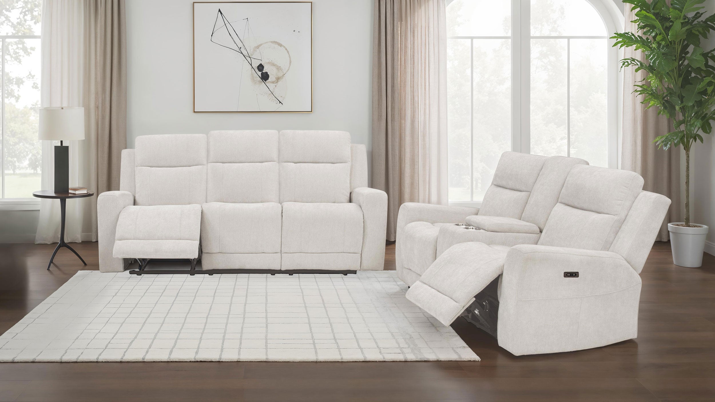 Kennett Power Reclining Sofa Set - Luxury Home Furniture (MI)